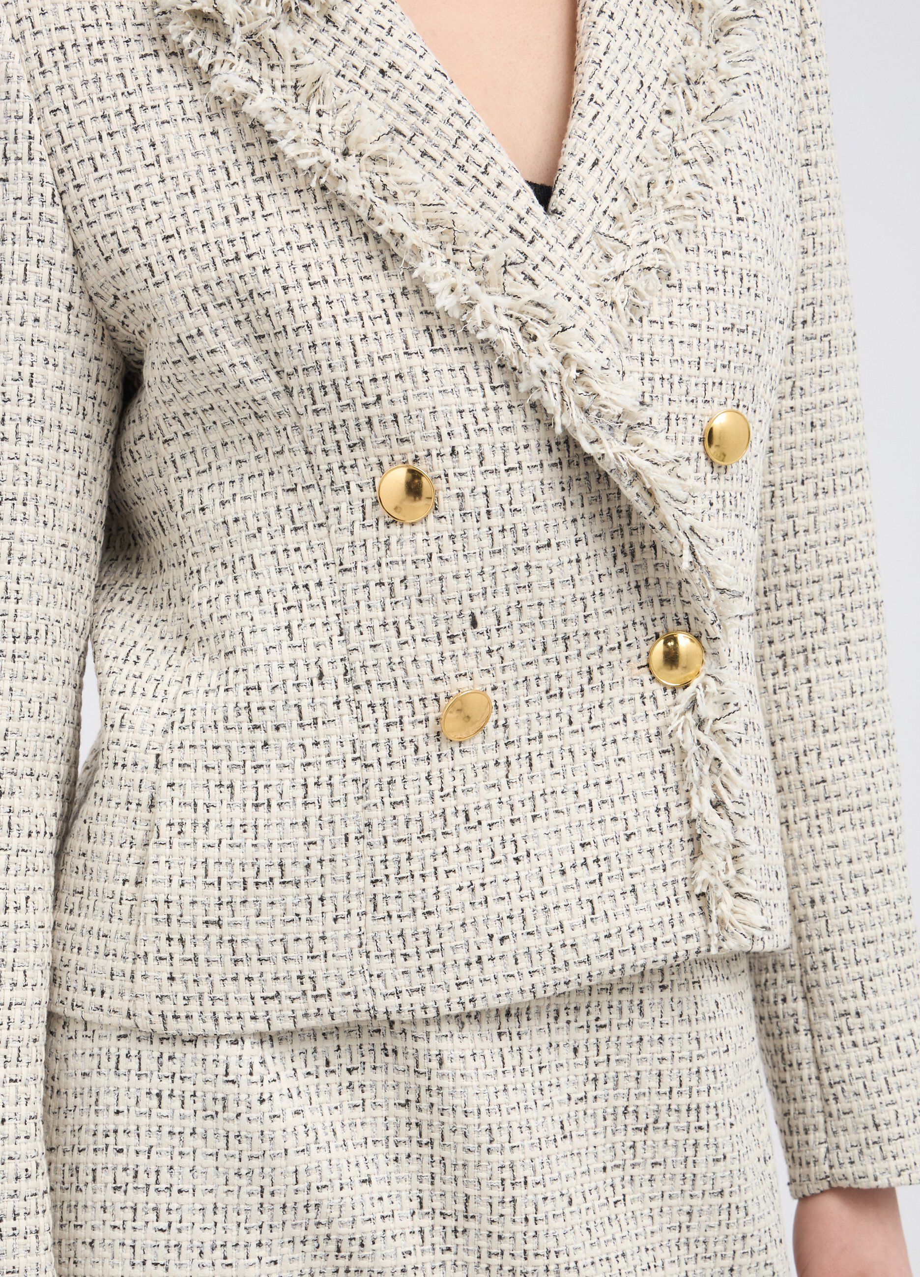 Blazer doppiopetto sfrangiato_2
