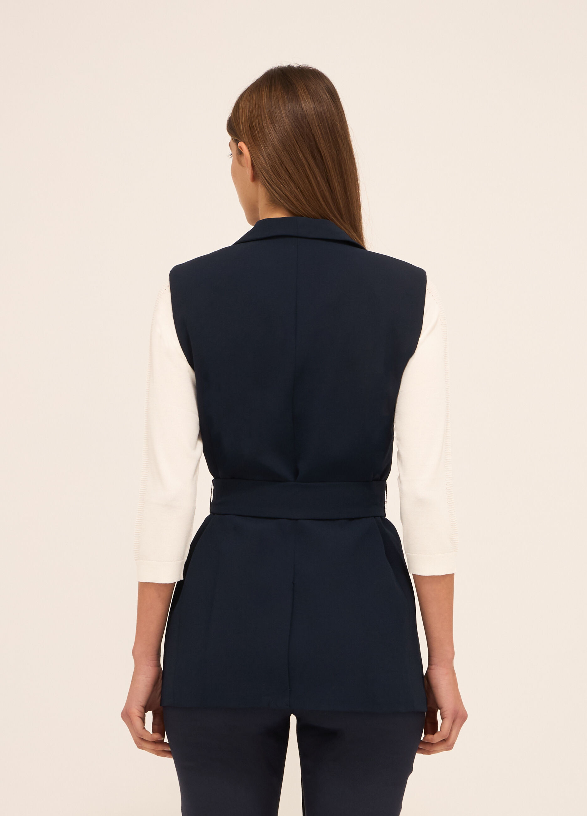 Blazer smanicato donna_1