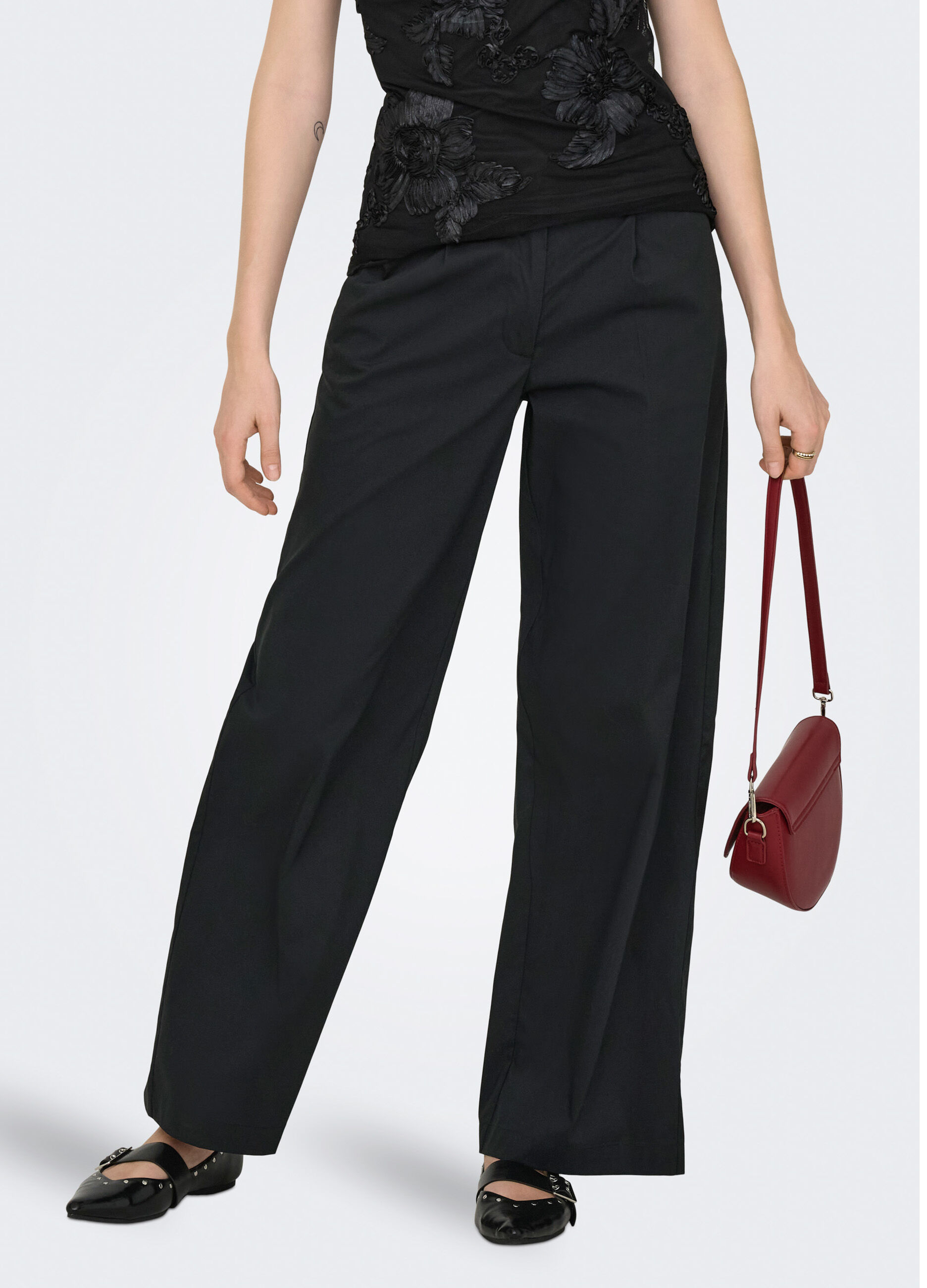 Pantaloni loose fit_0