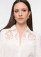 Camicia regular fit con colletto alla francese in puro cotone voile donna_2