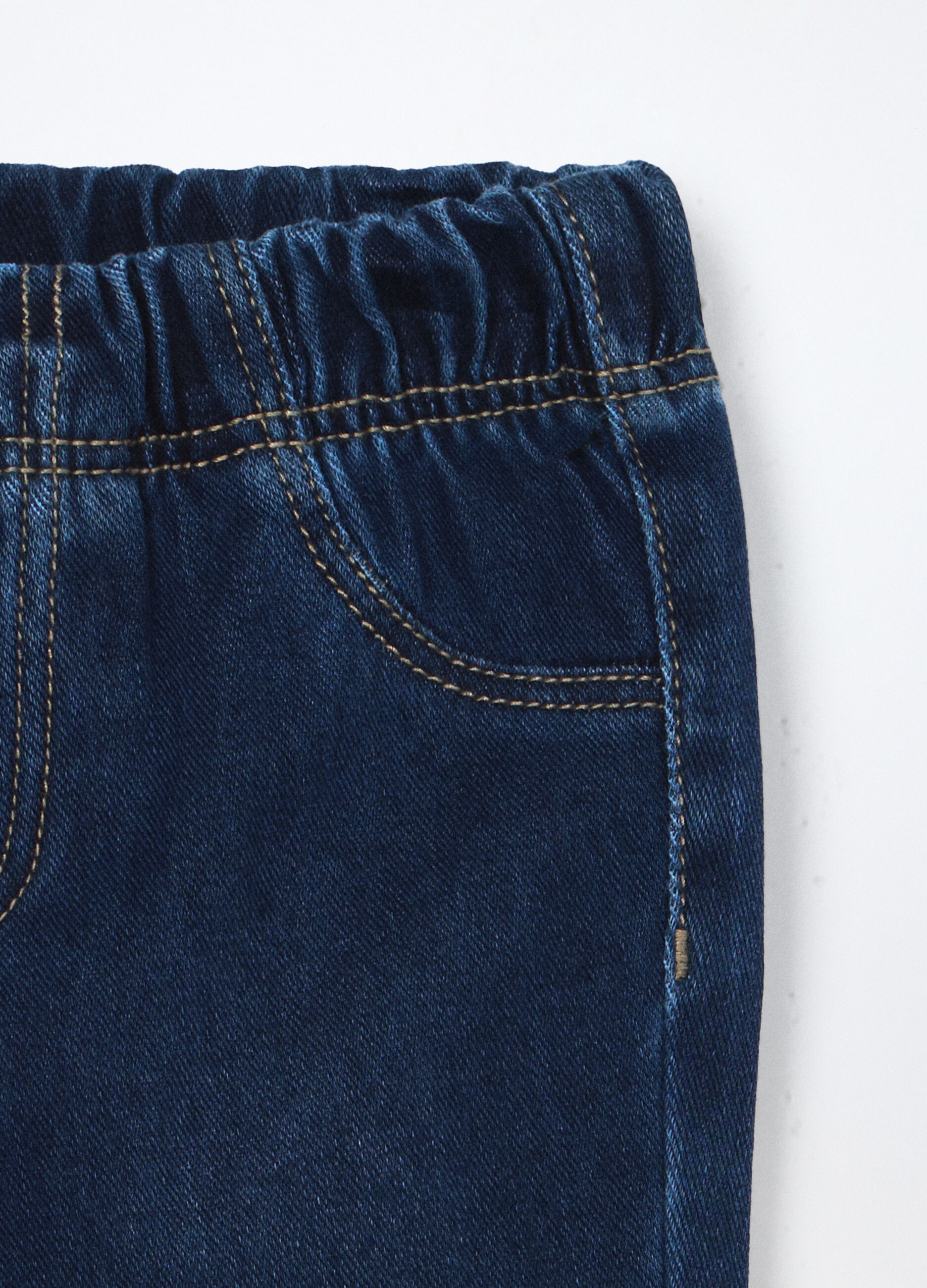 Jeggings flare fit in french terry neonata_2