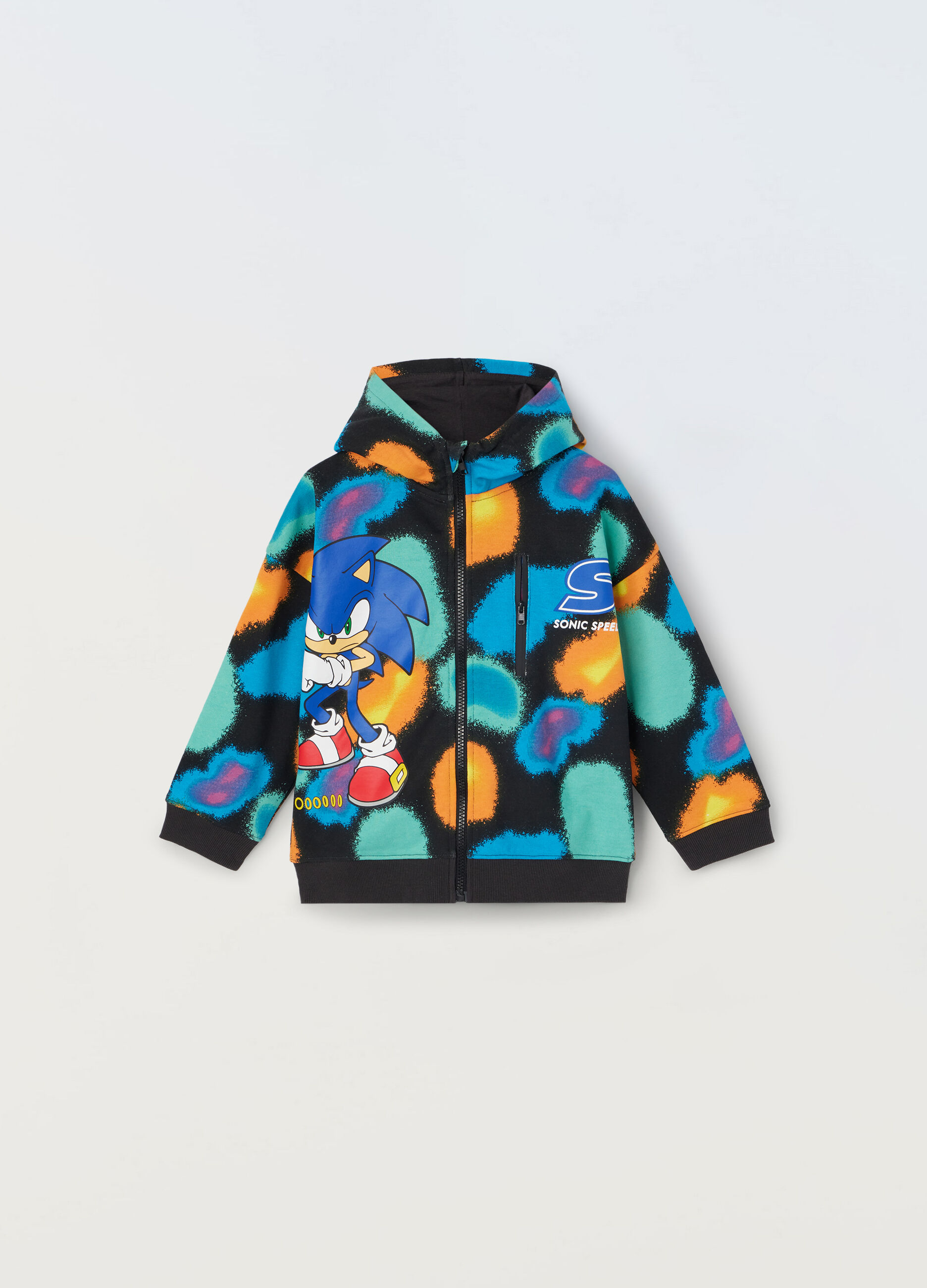 Felpa Sonic in misto cotone bambino_0