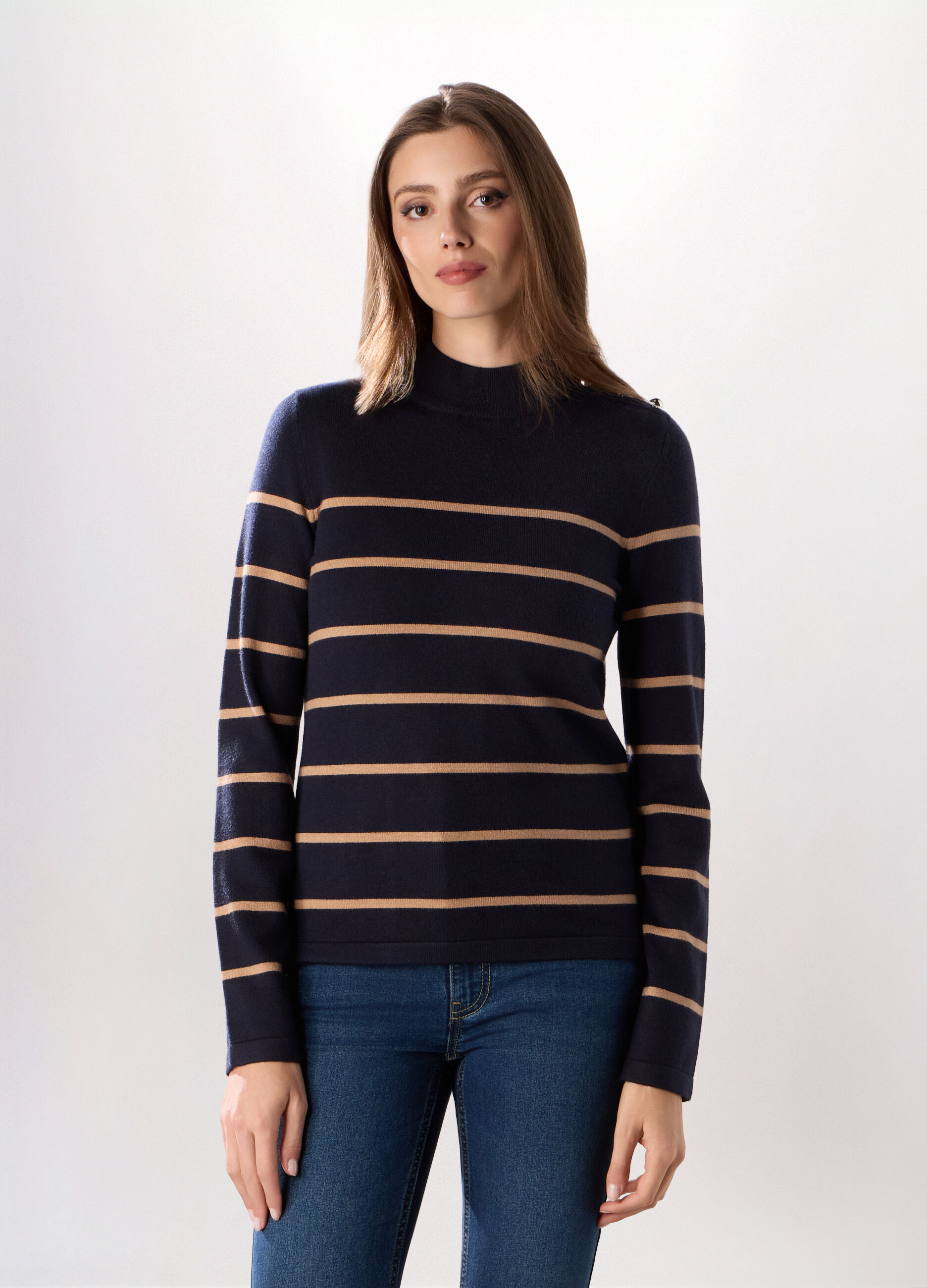Pullover tricot misto viscosa donna_0