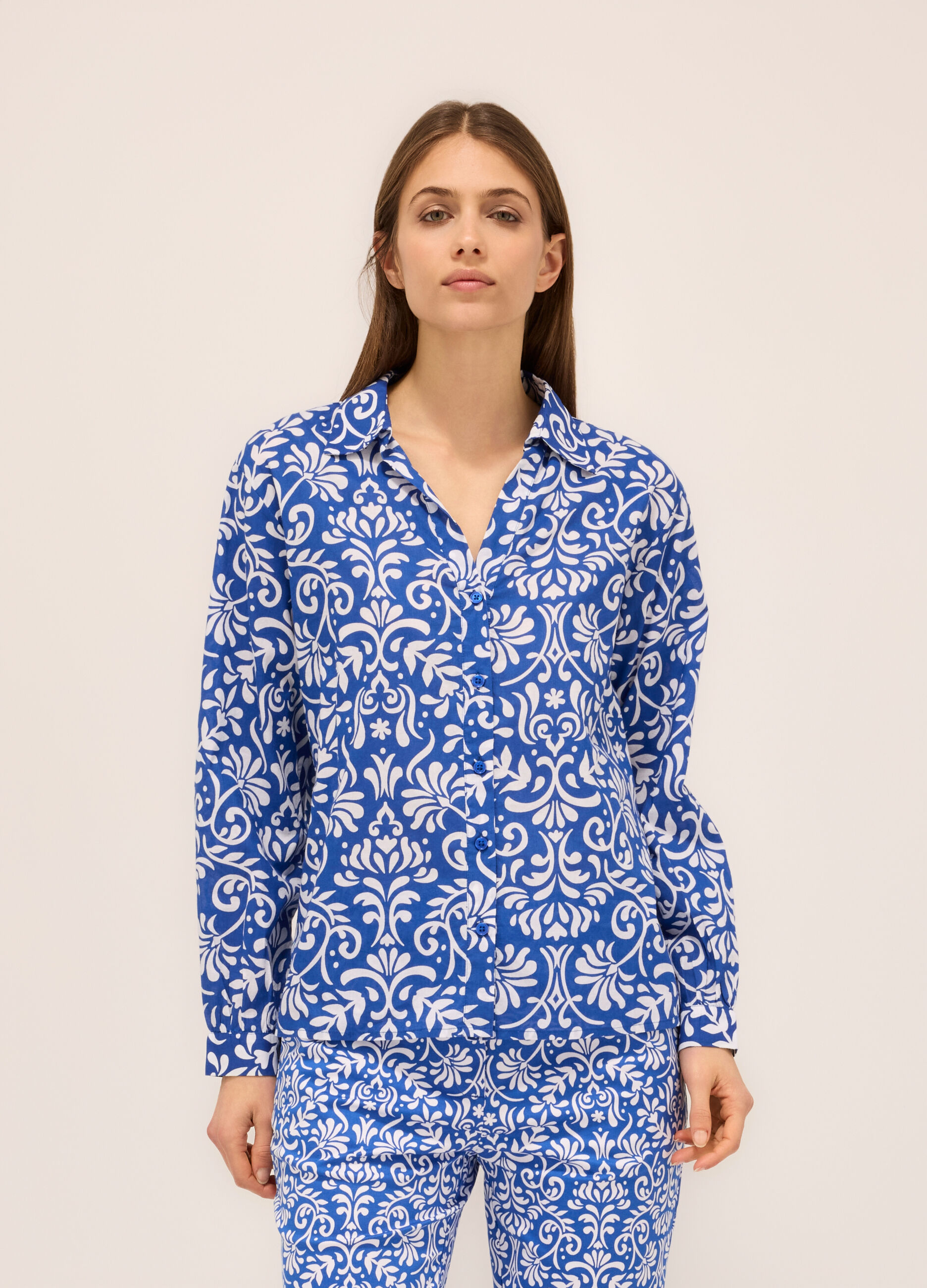 Camicia in puro cotone donna_0