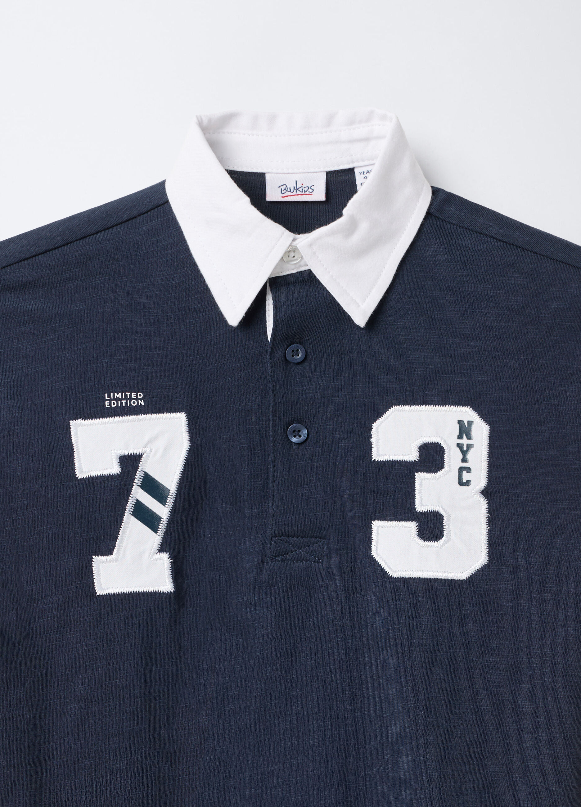 Polo in puro cotone Slub Rugby Fit bambino_2