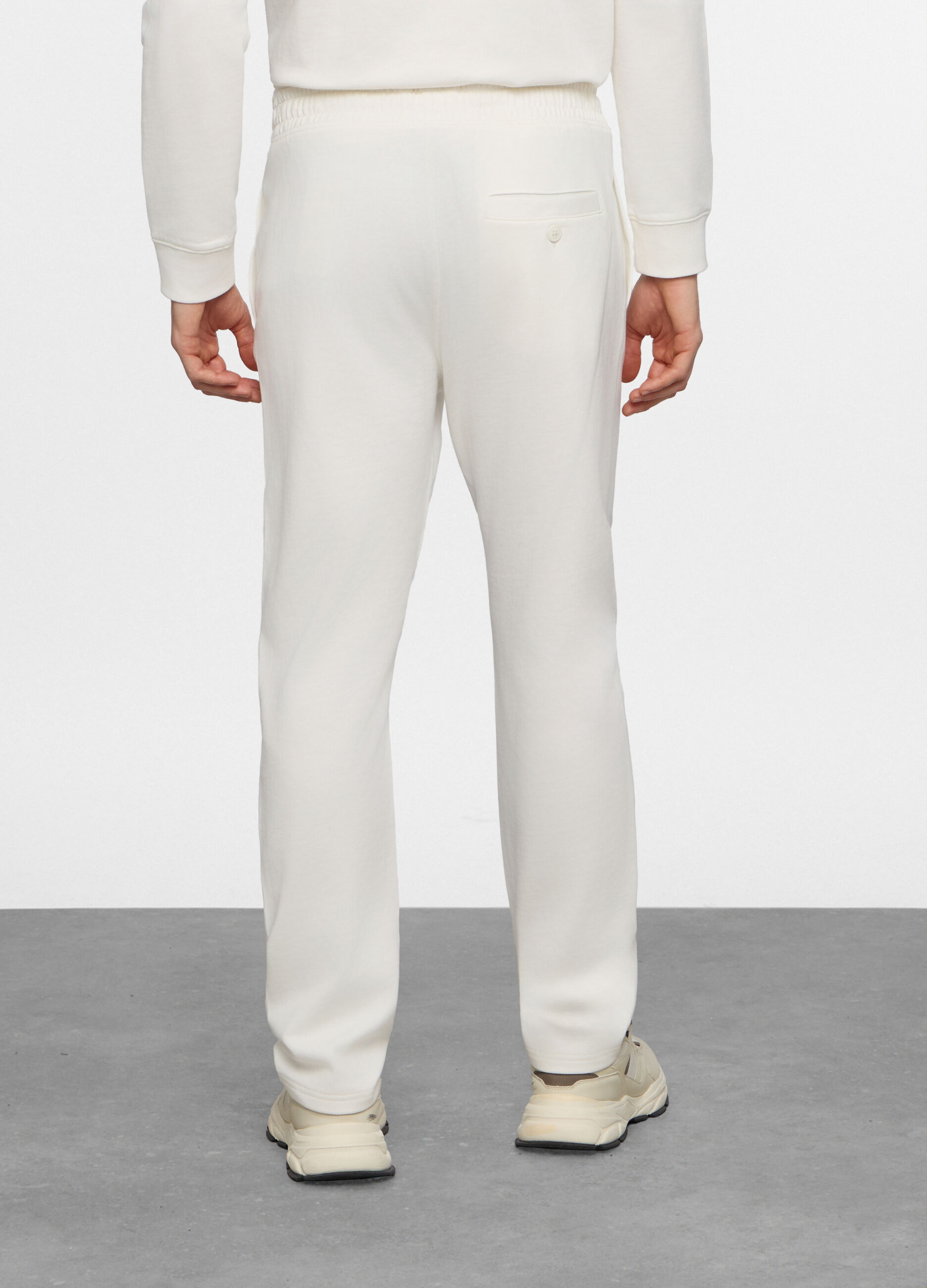 Jogger con elastico in cotone uomo_1