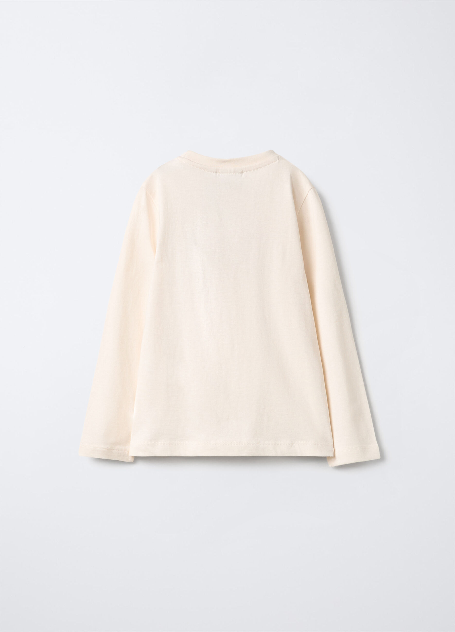 T-shirt in jersey di puro cotone bambina_1