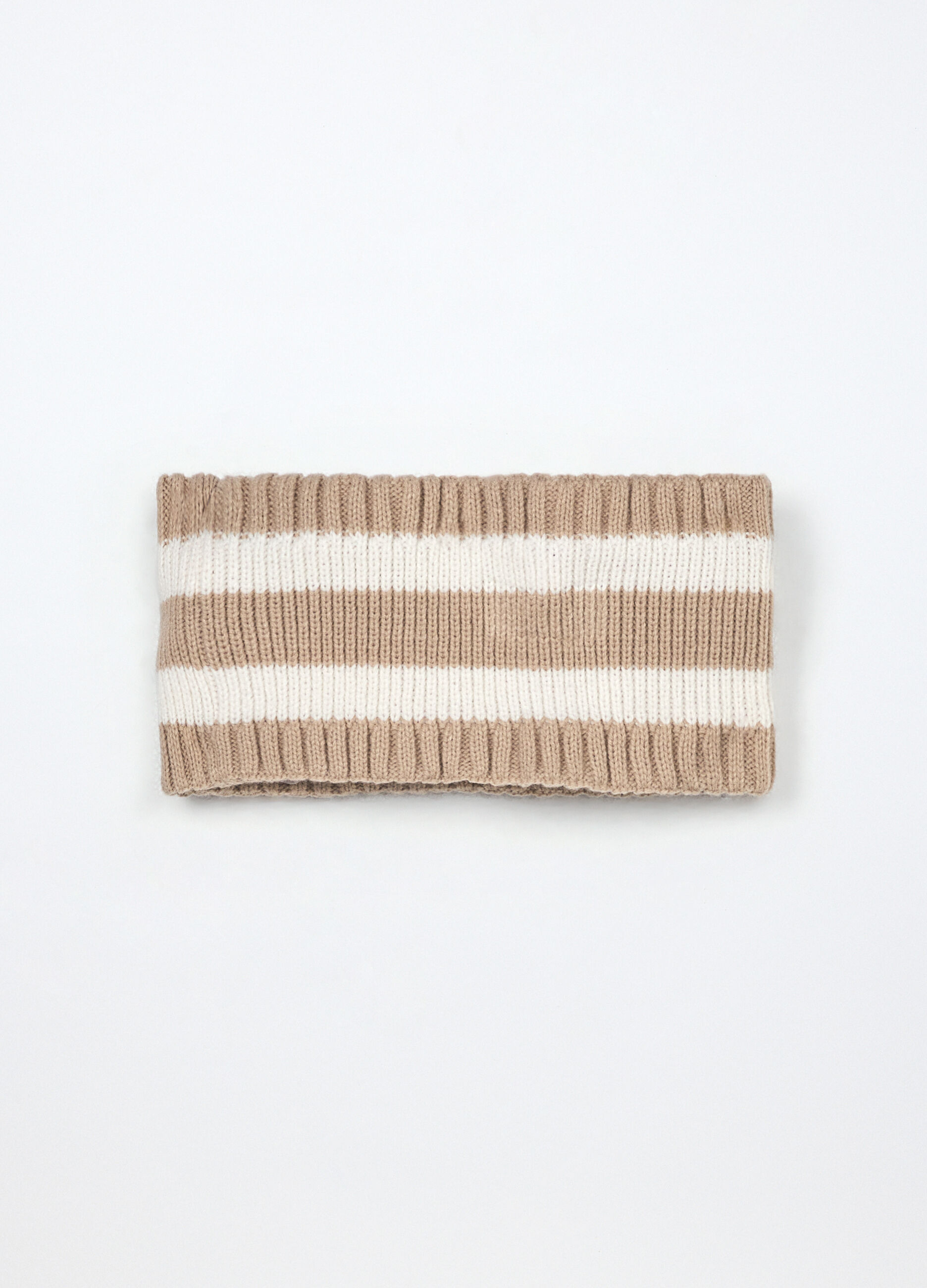 Scaldacollo tricot a righe neonato_1