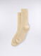 Calze midi in costina di cotone stretch donna_0