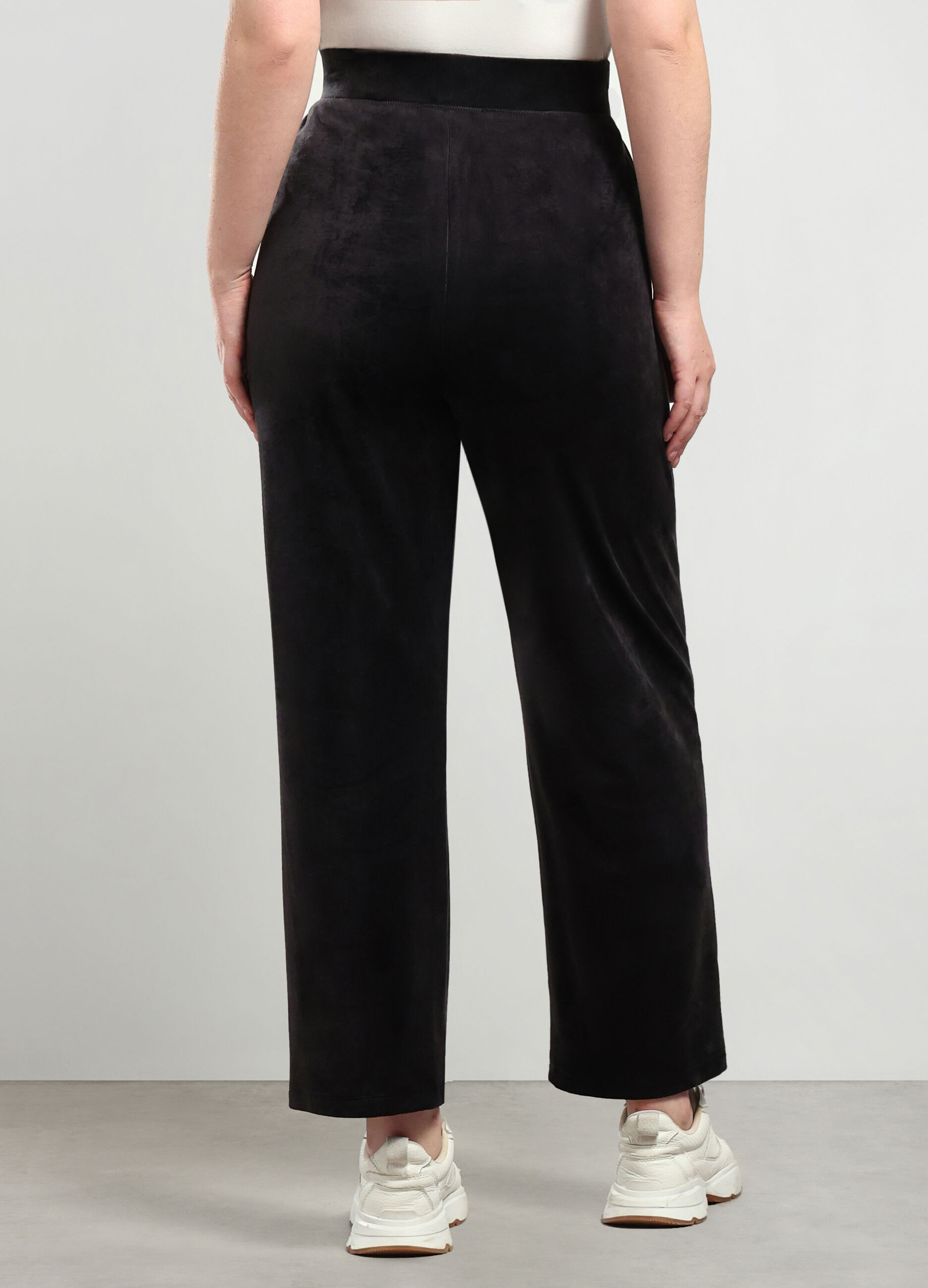 Jogger in velluto donna curvy_1