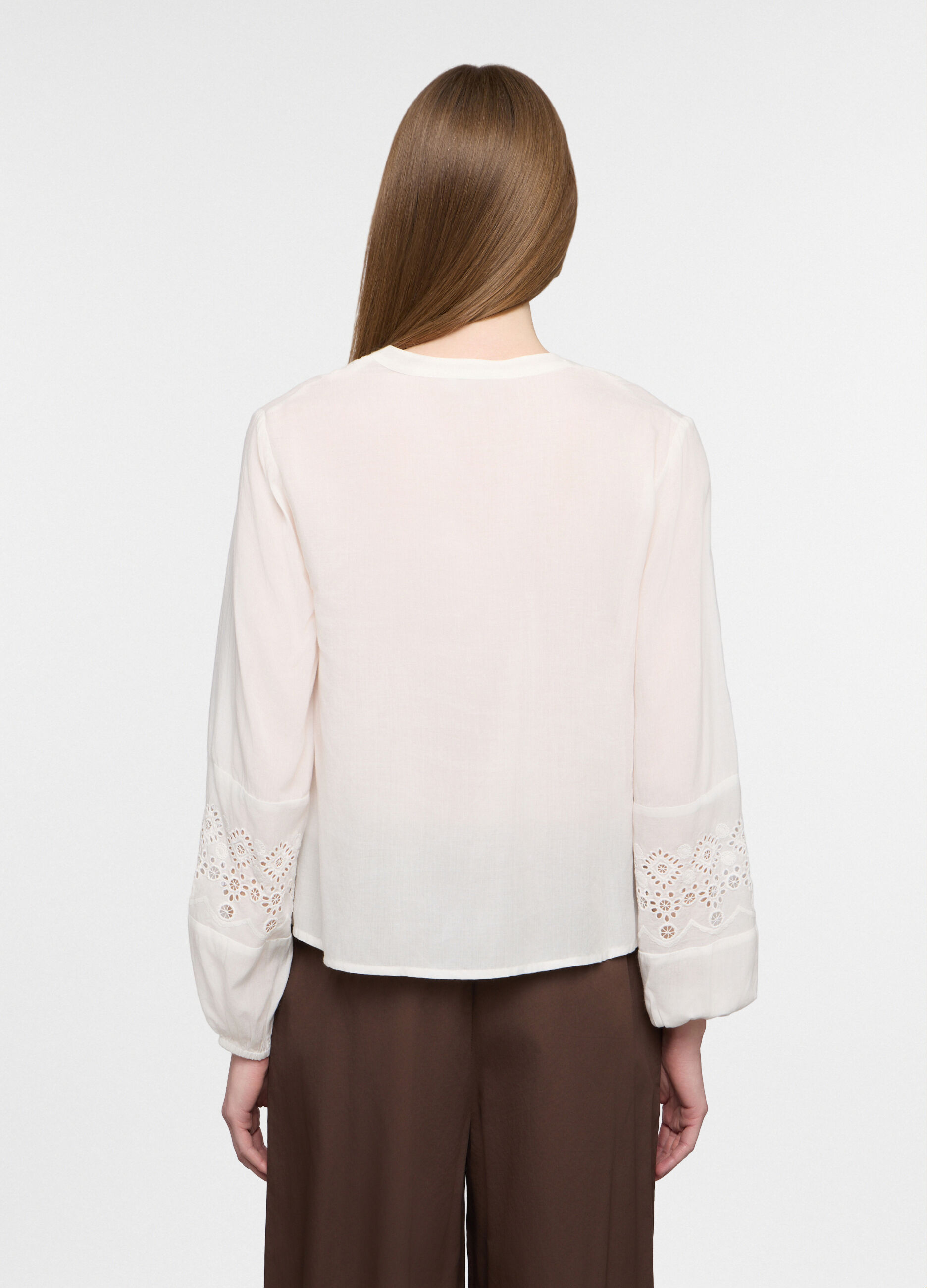 Blusa over fit in puro modal donna_1