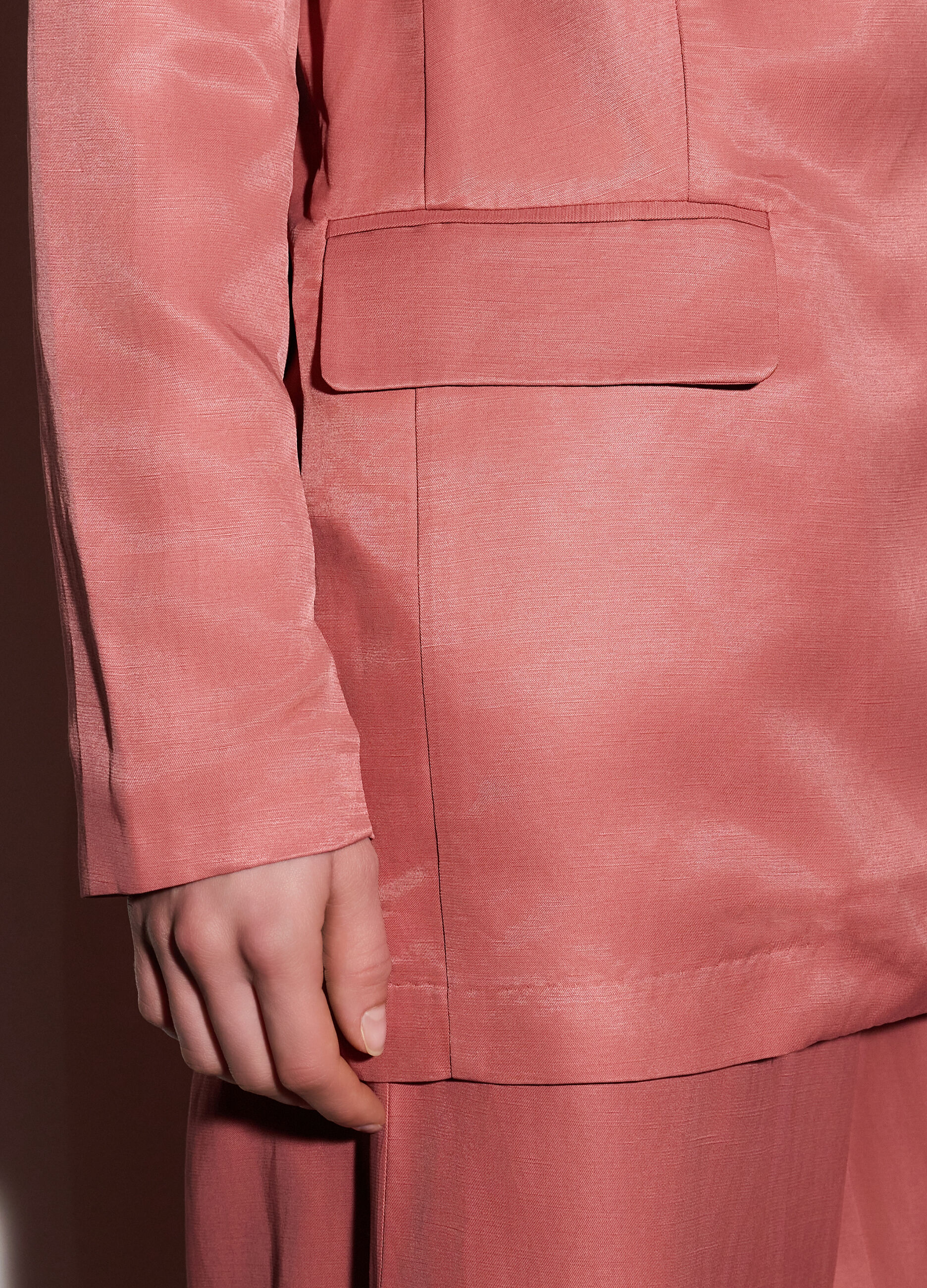 Blazer doppiopetto misto lino donna_3