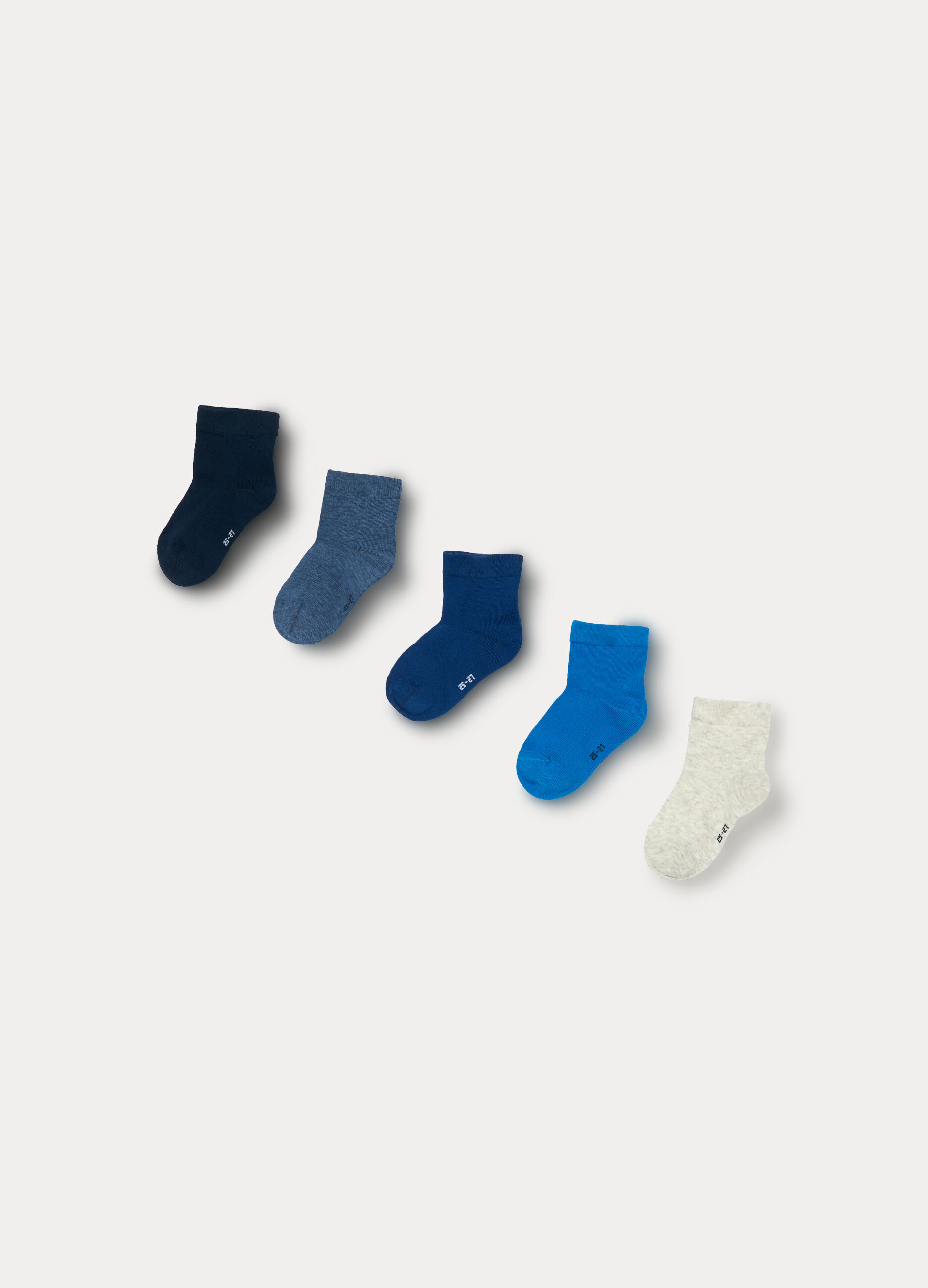 Pack 5 calze corte misto cotone _1