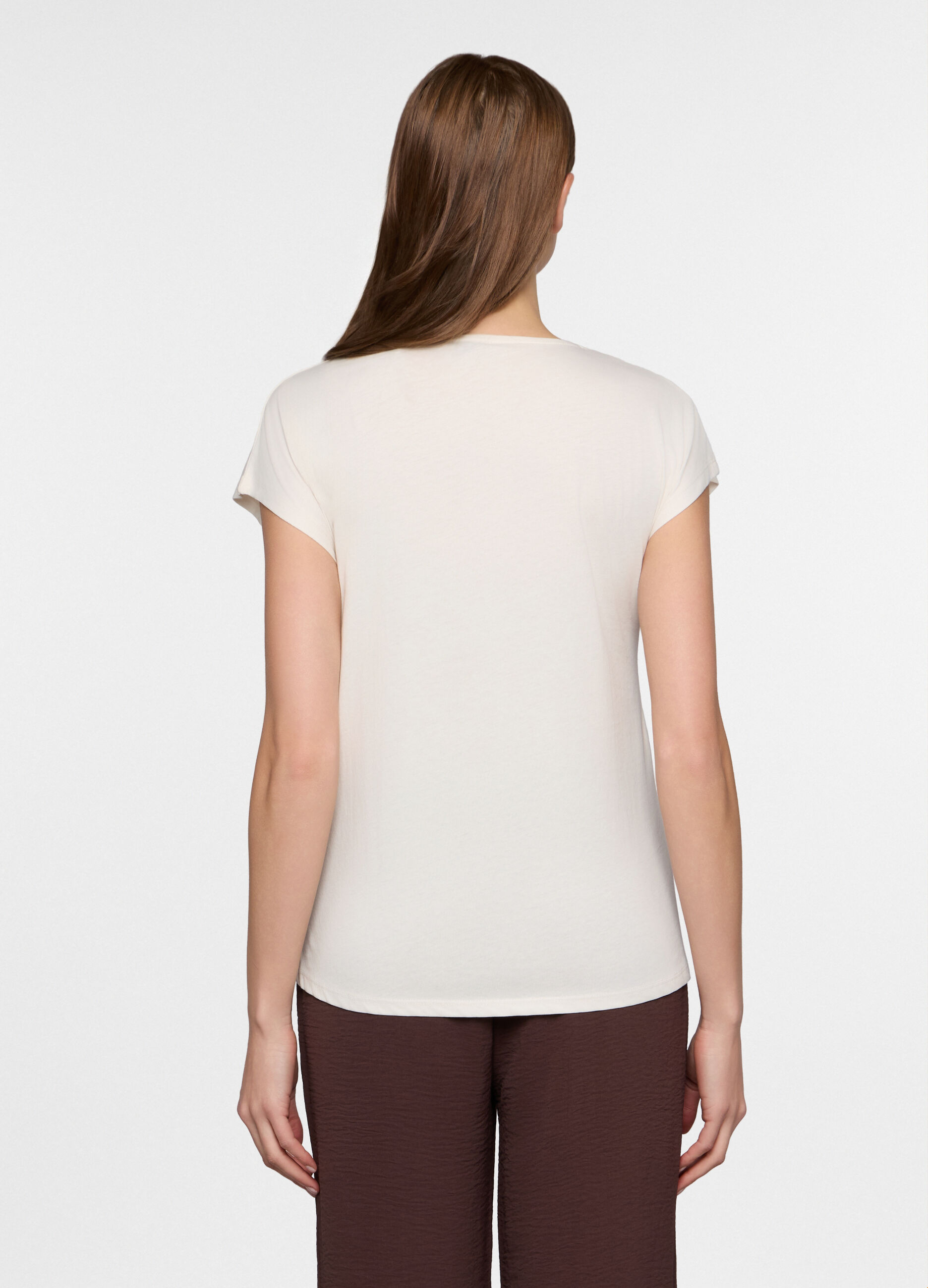 T-shirt girocollo donna_1