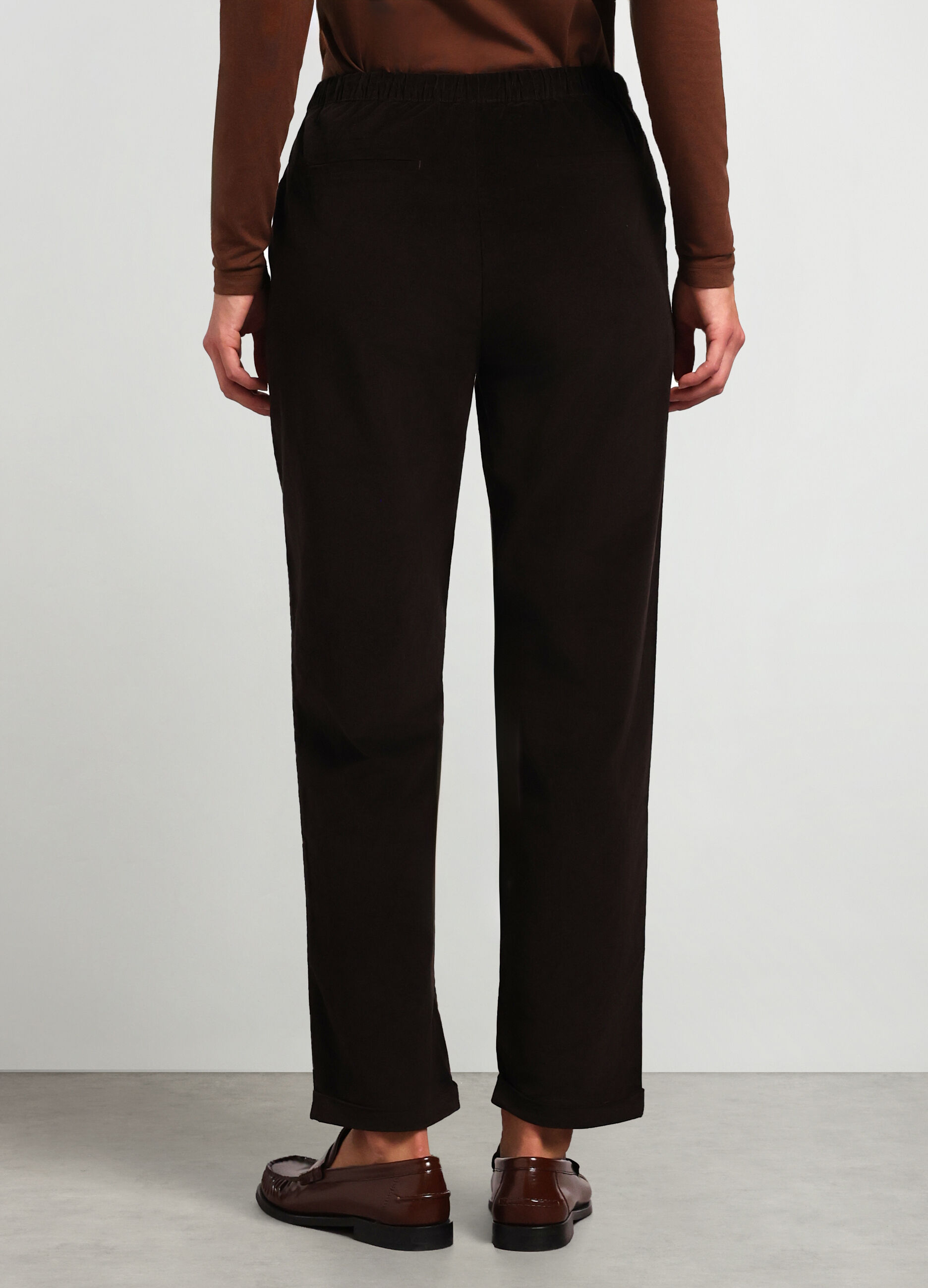 Jogger in cotone stretch donna_1