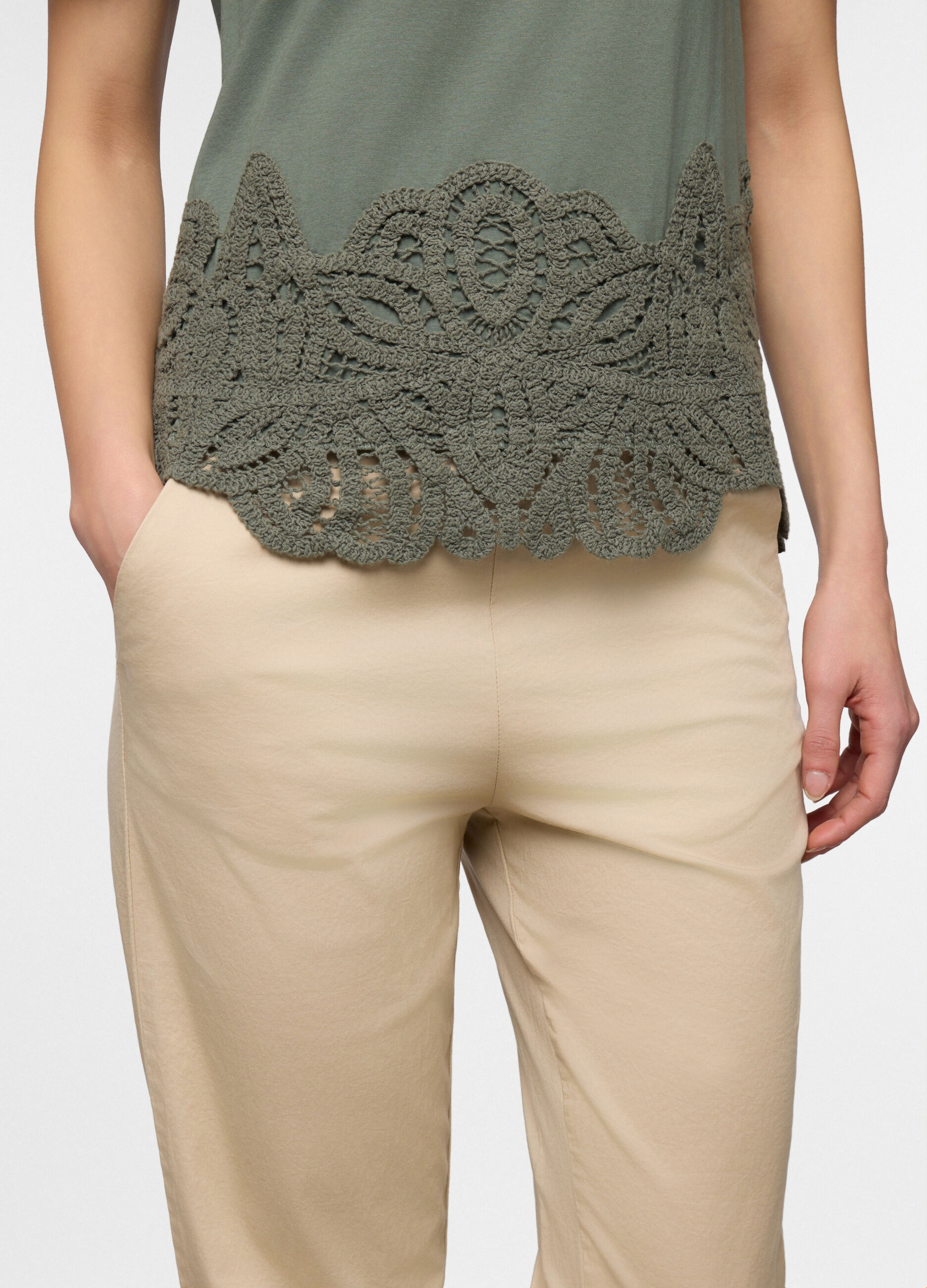 T-shirt girocollo donna_2