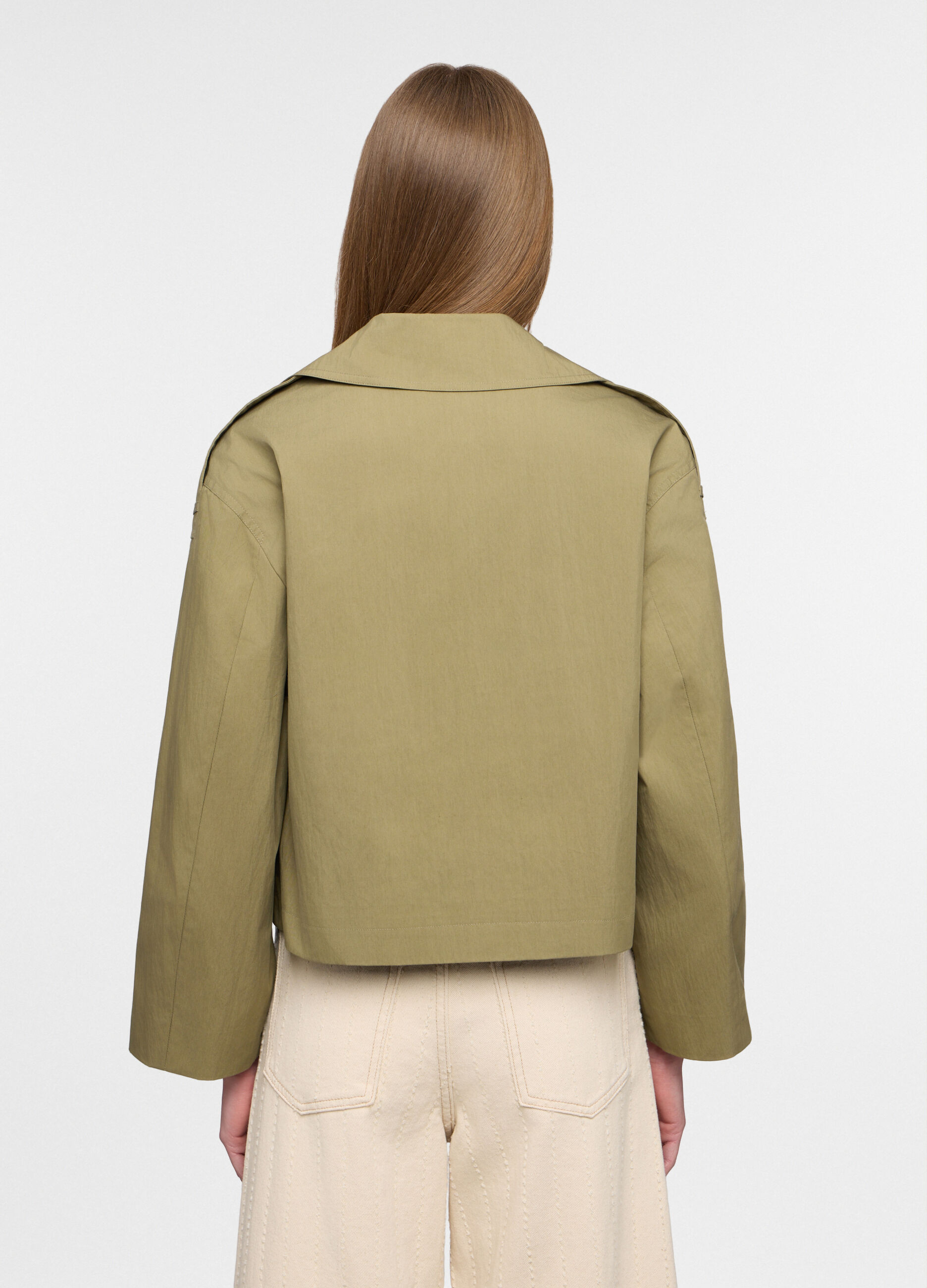 Trench corto doppiopetto donna_1