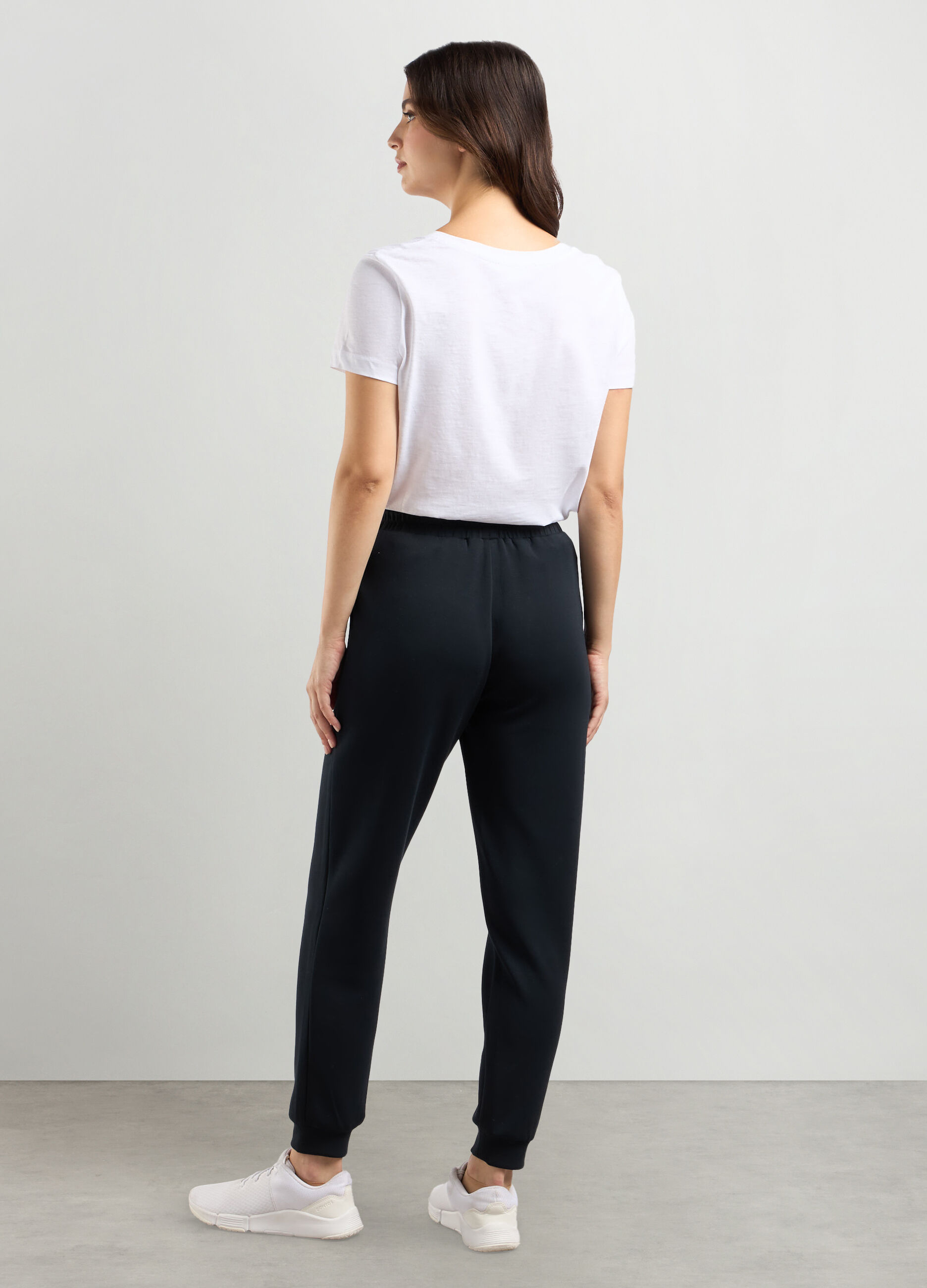 Jogger in tessuto stretch donna_1