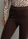 Leggings Slim Fit in punto Milano di misto viscosa stretch donna_3
