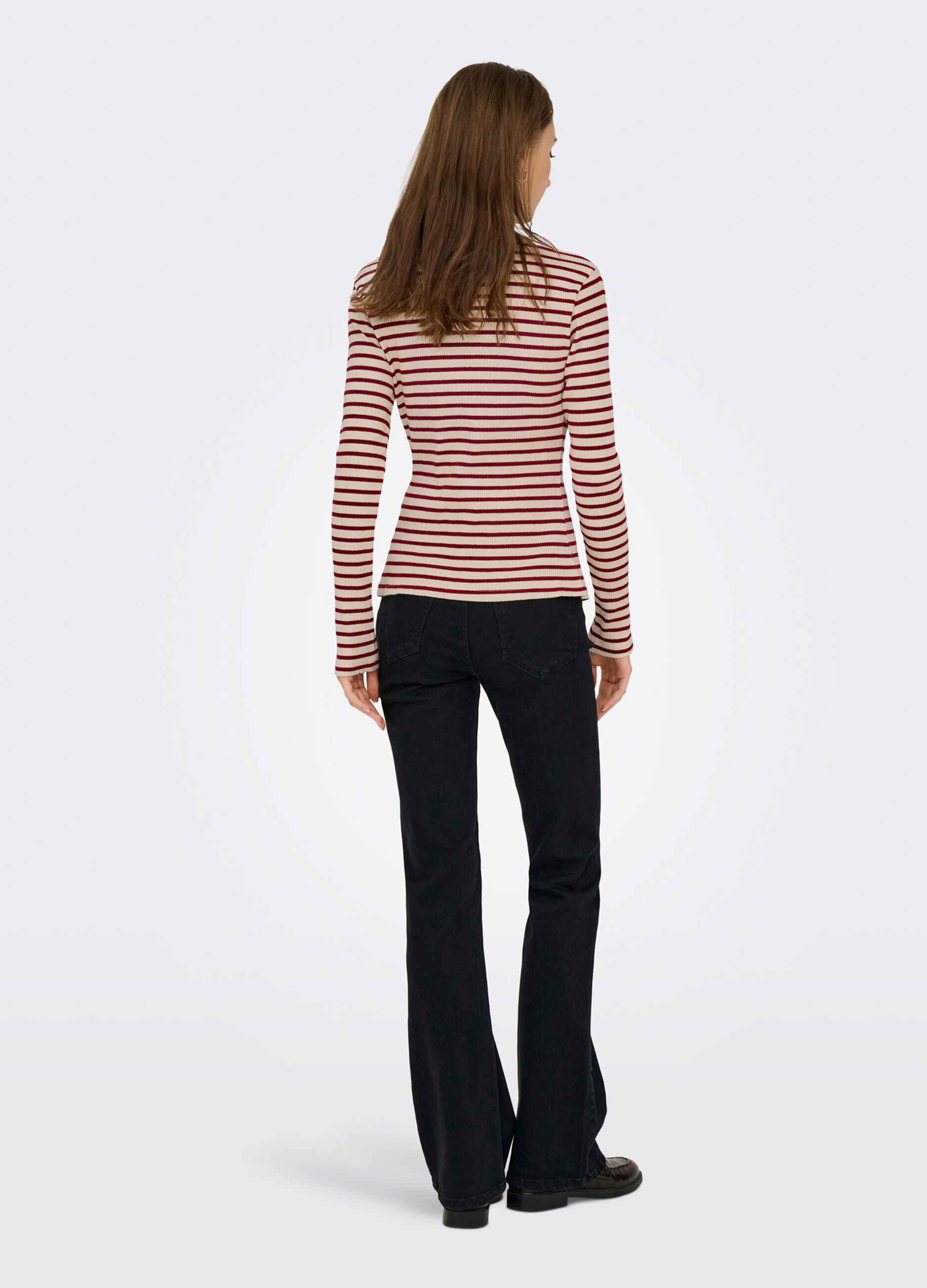 T-shirt a righe donna_1