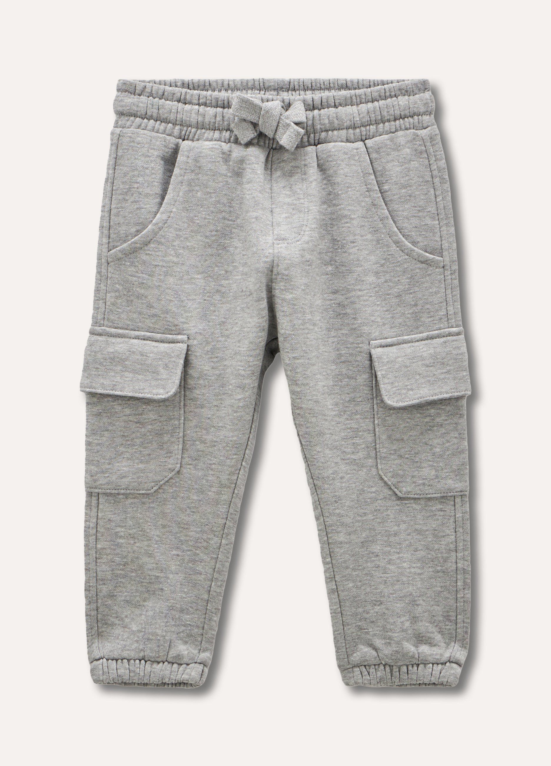 Jogger cargo in misto cotone neonato_0