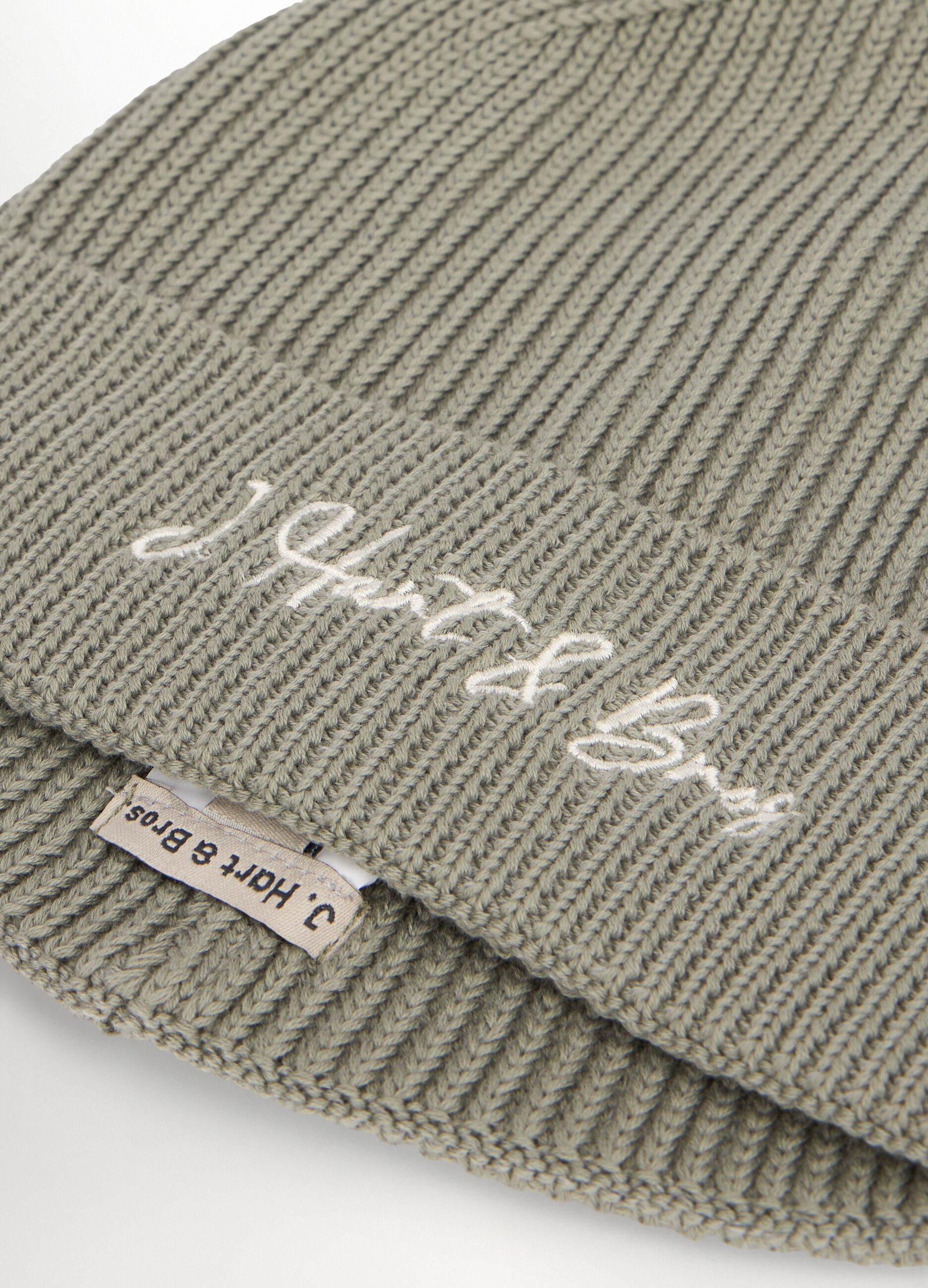 Berretto in misto cotone con logo uomo_2