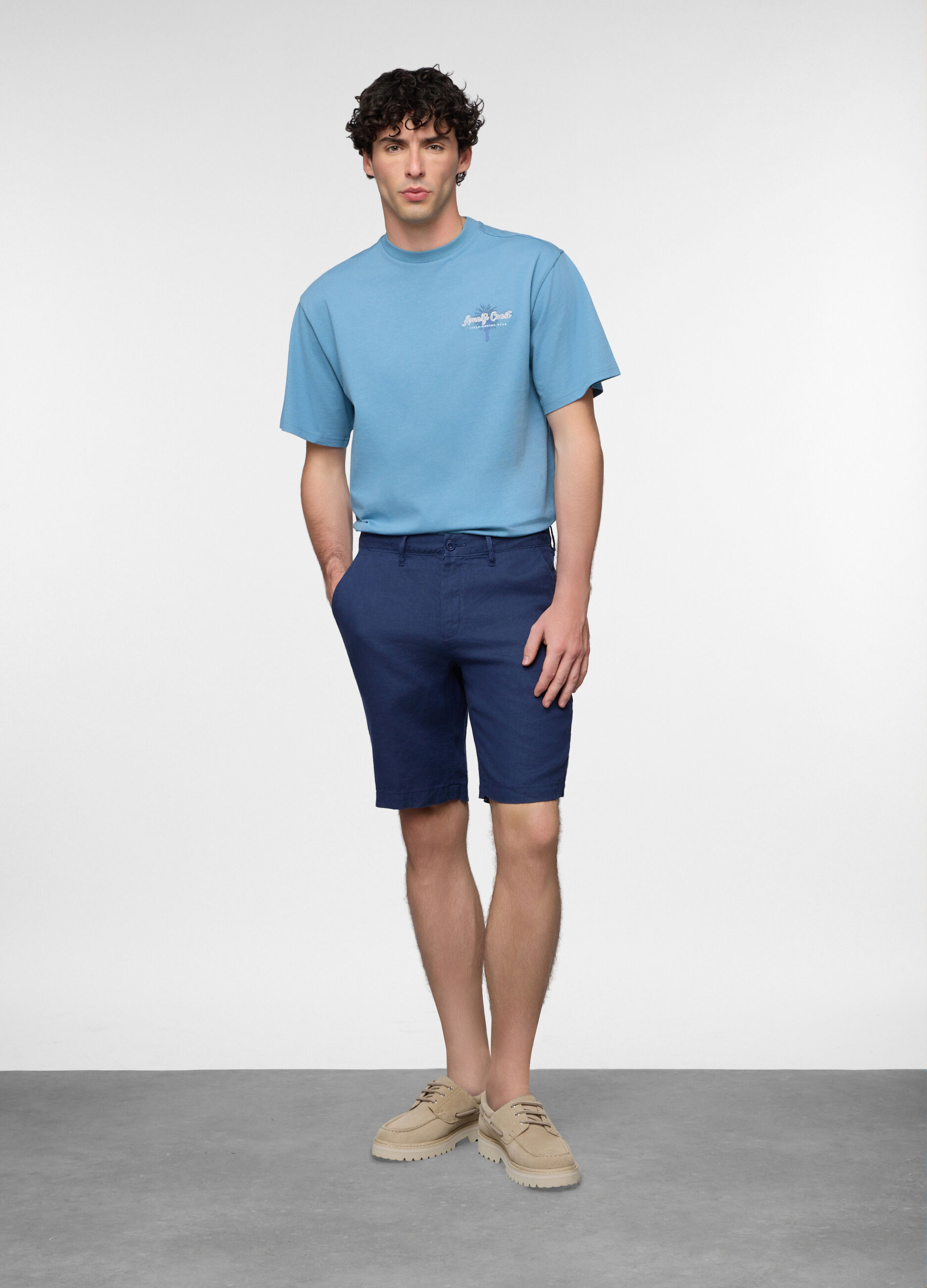 Bermuda in lino uomo_0