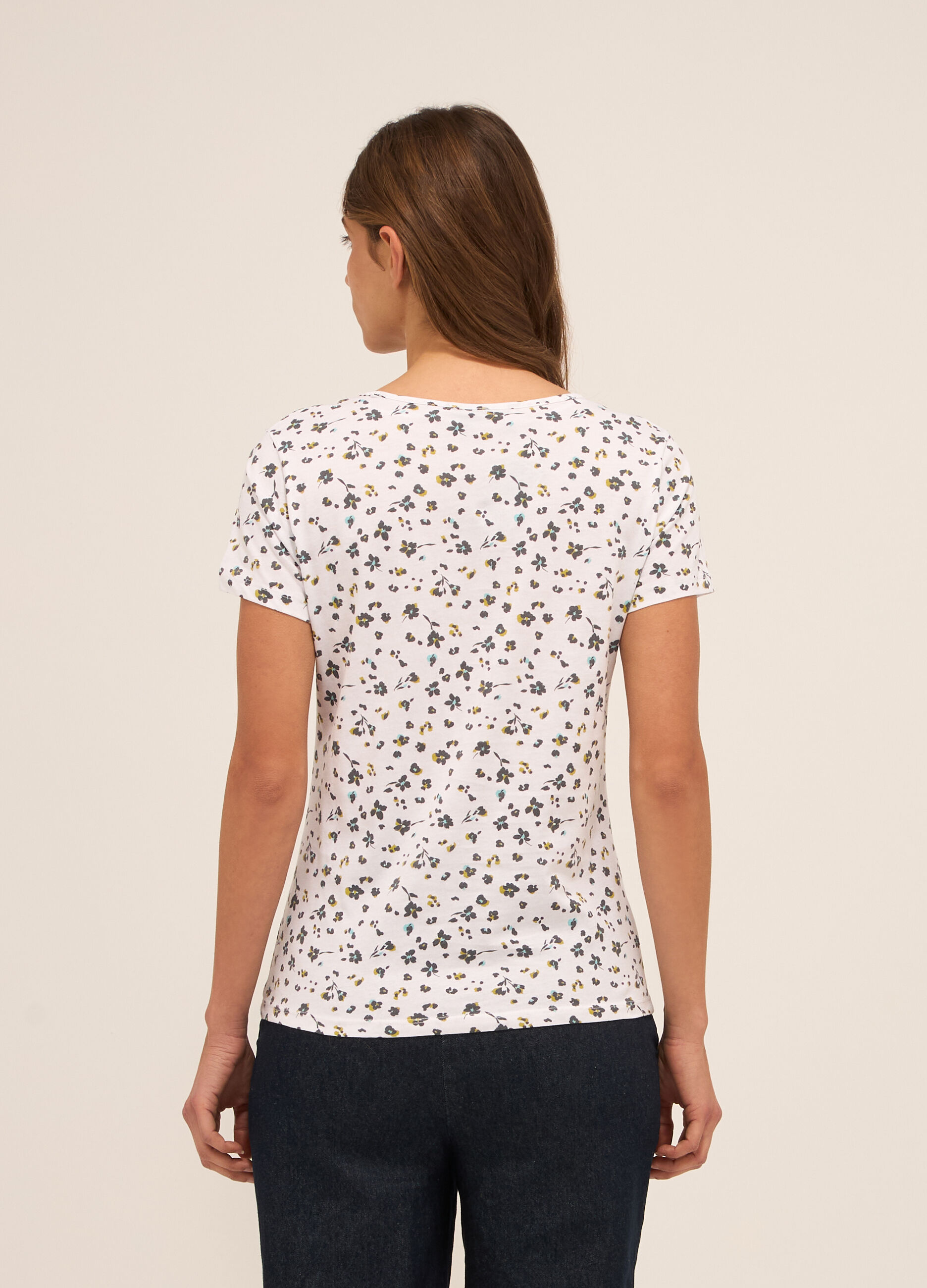 T-shirt in puro cotone donna_1