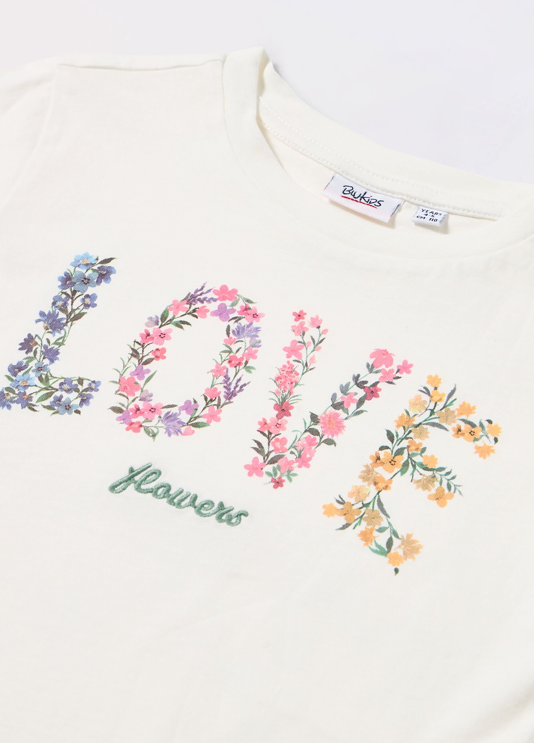 T-shirt in jersey di puro cotone bambina_1