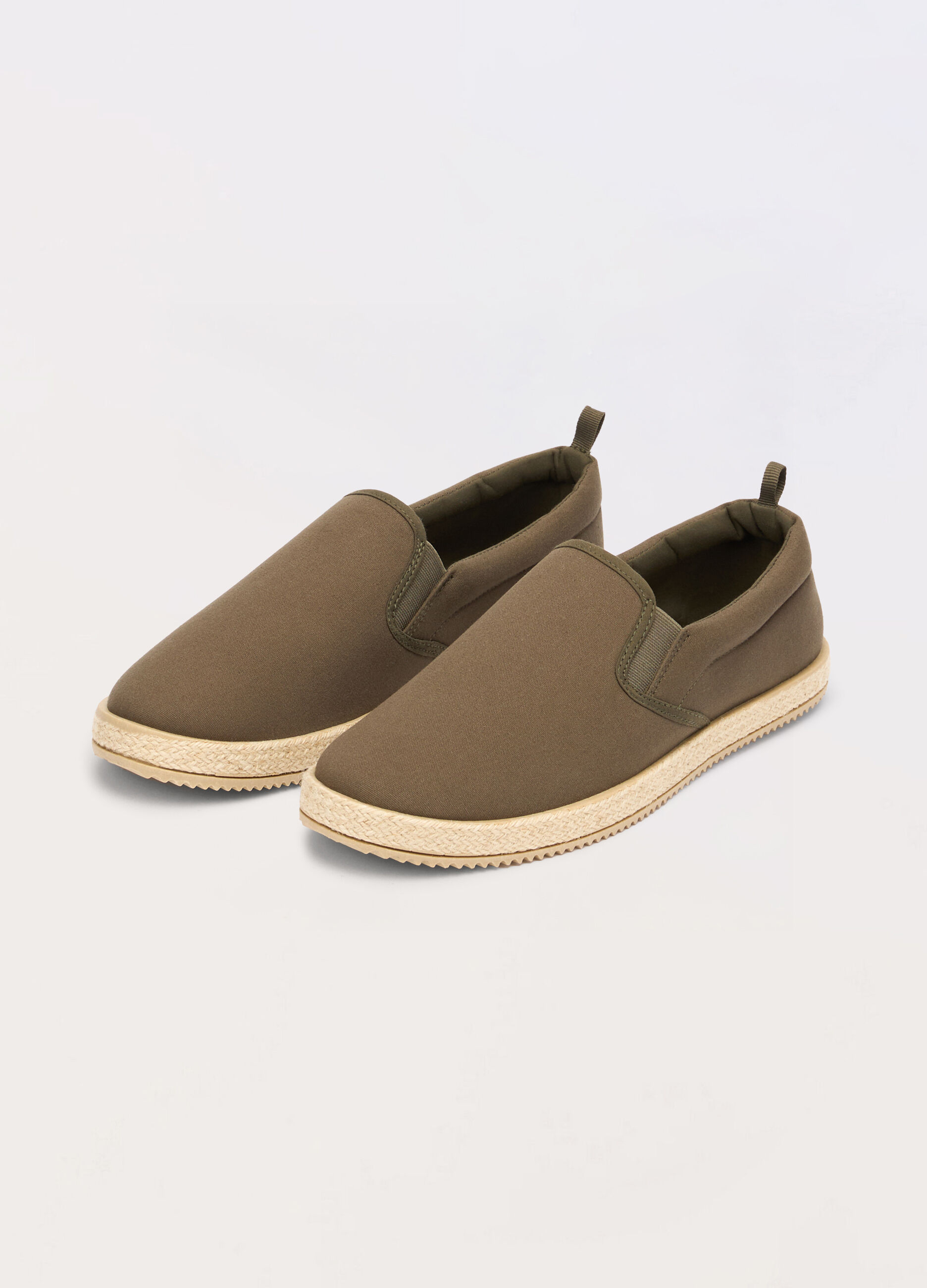 Sneaker slip-on con suola in corda uomo_2