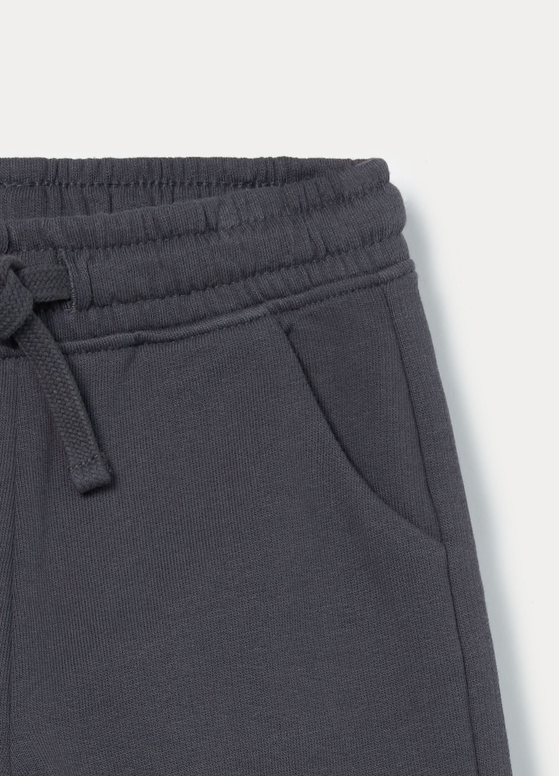 Jogger in french terry di puro cotone bimbo_2