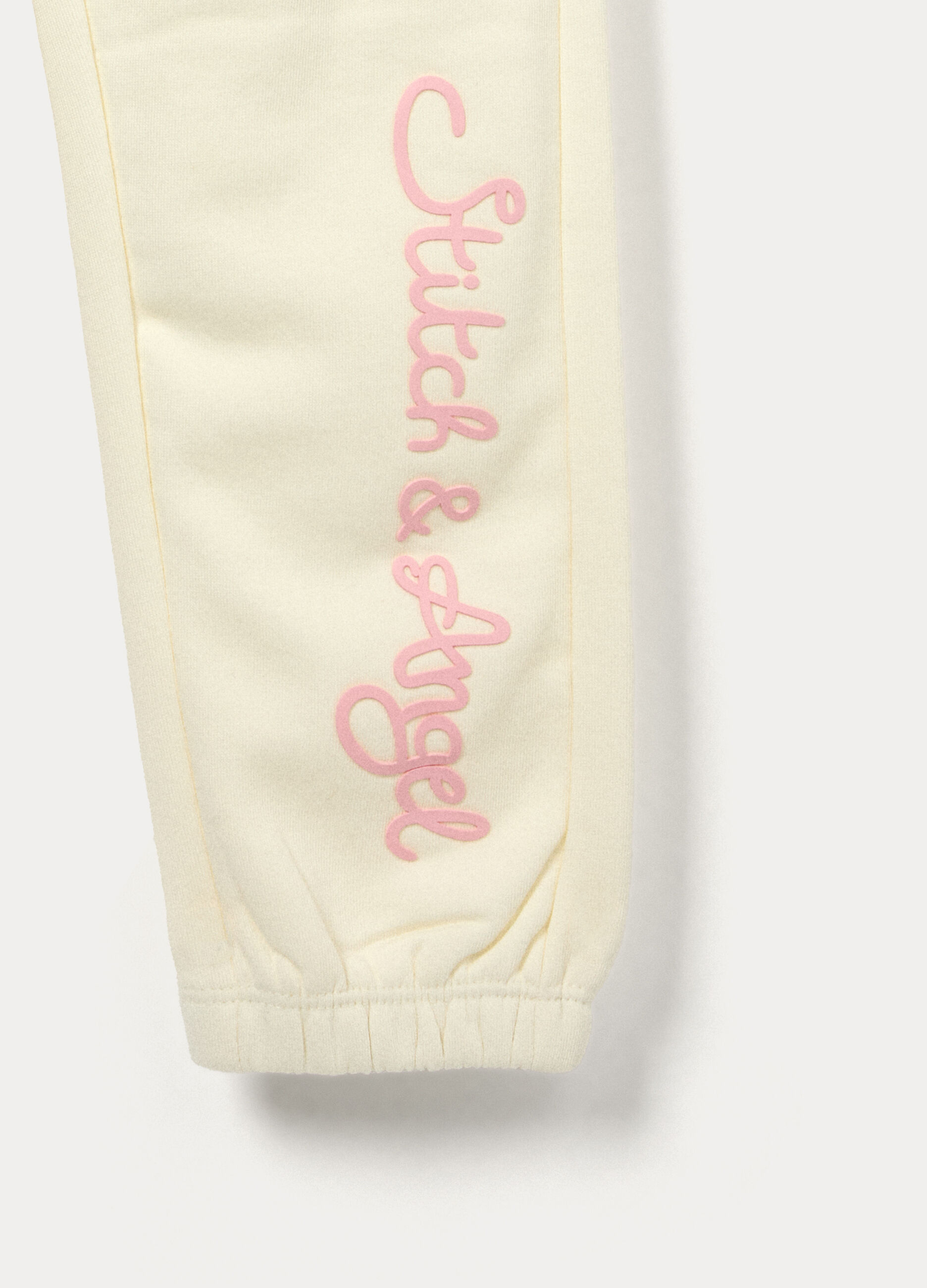 Jogging set Stitch in french terry di puro cotone bambina_3