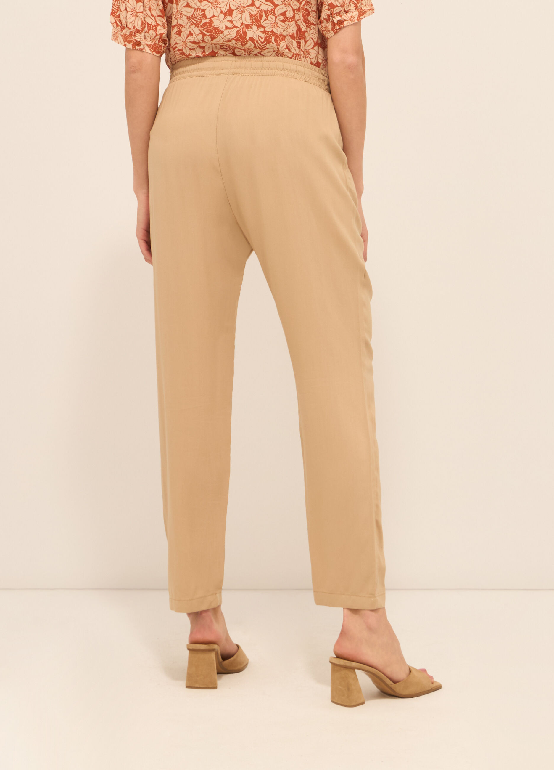 Pantaloni in pura viscosa donna_1