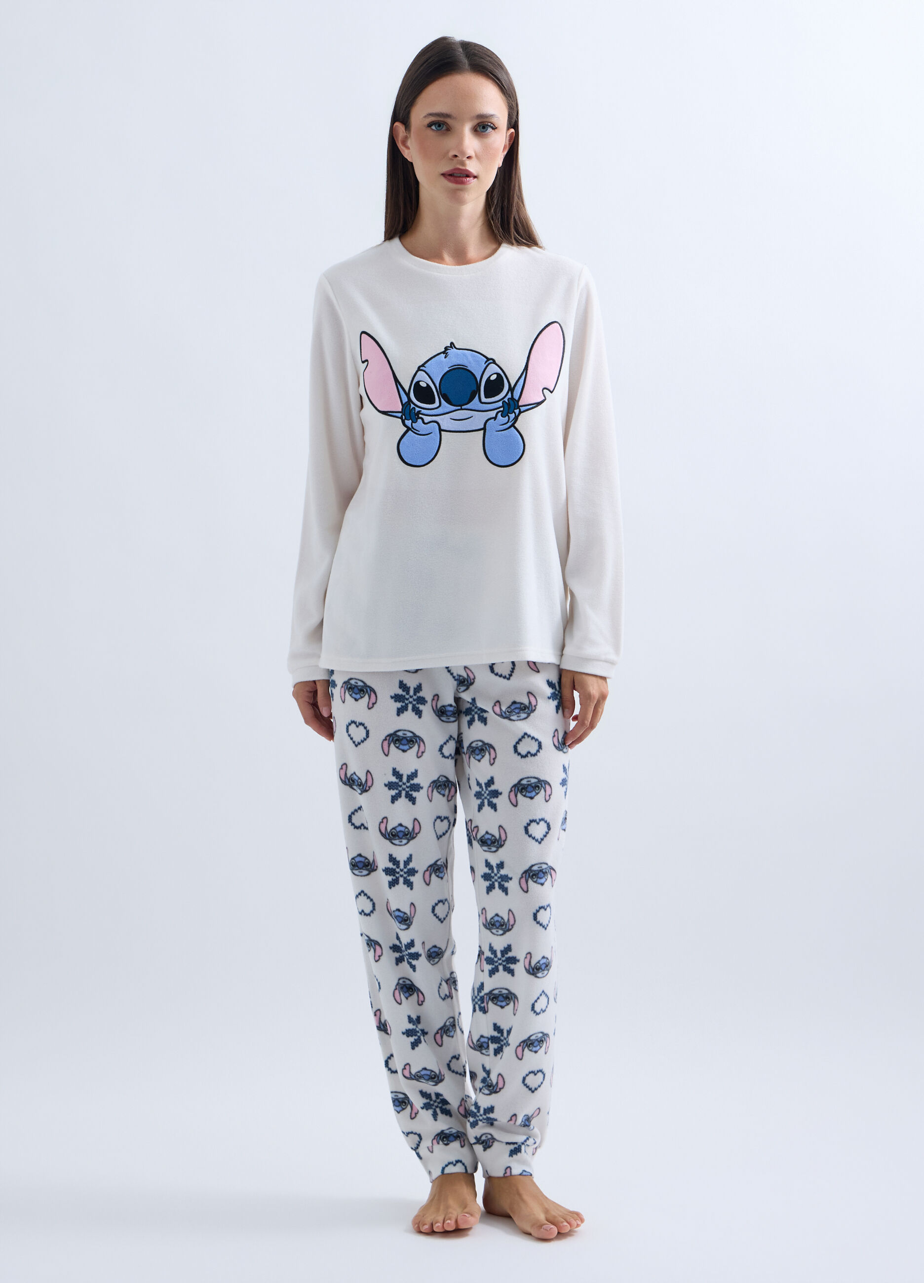 Set pigiama Disney in micro pile donna_0