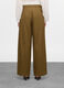Pantaloni straight fit misto lino donna_1