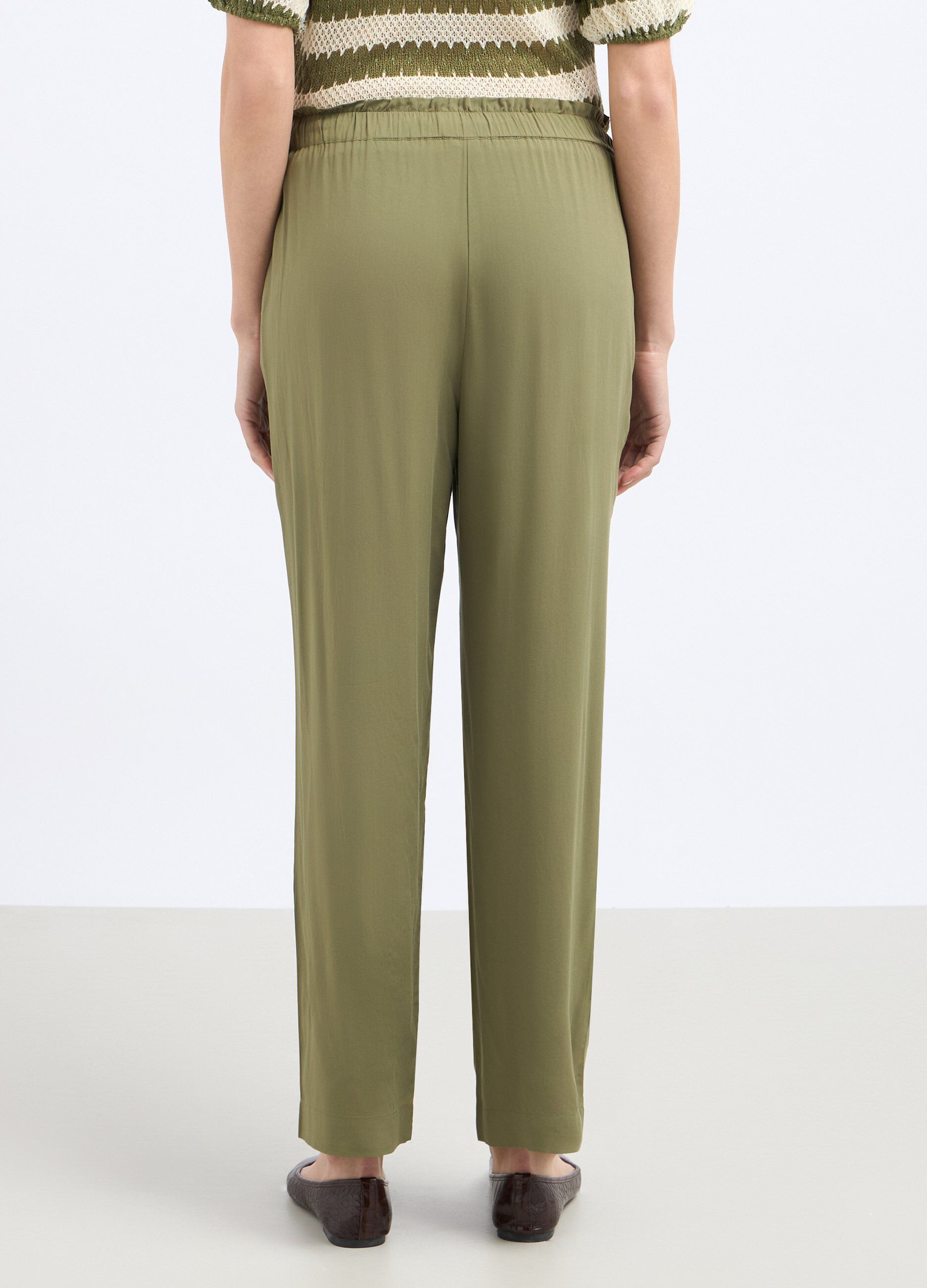 Pantaloni in pura viscosa donna_1