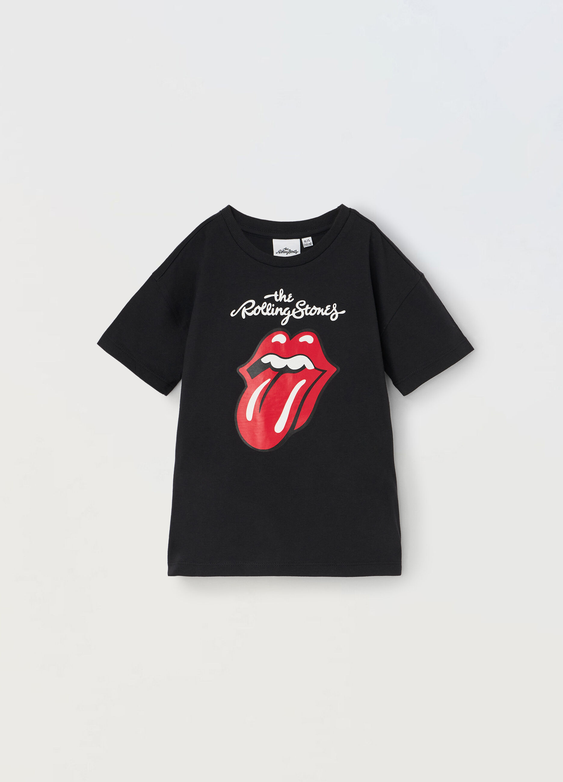 T-shirt Rolling Stones in puro cotone bambino_0