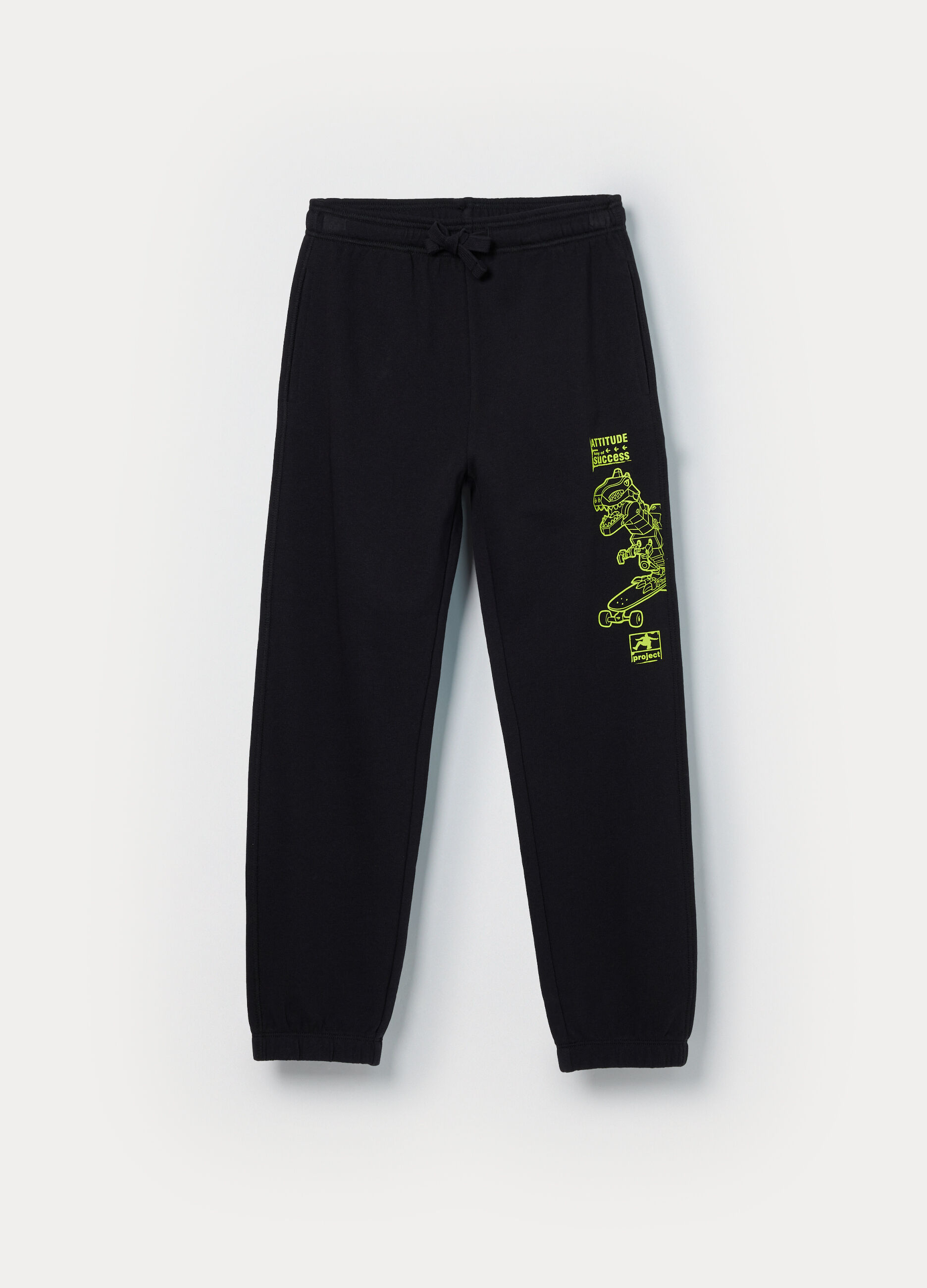 Jogger in french terry di puro cotone bambino_0