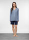 Top pigiama con collo revers donna_0