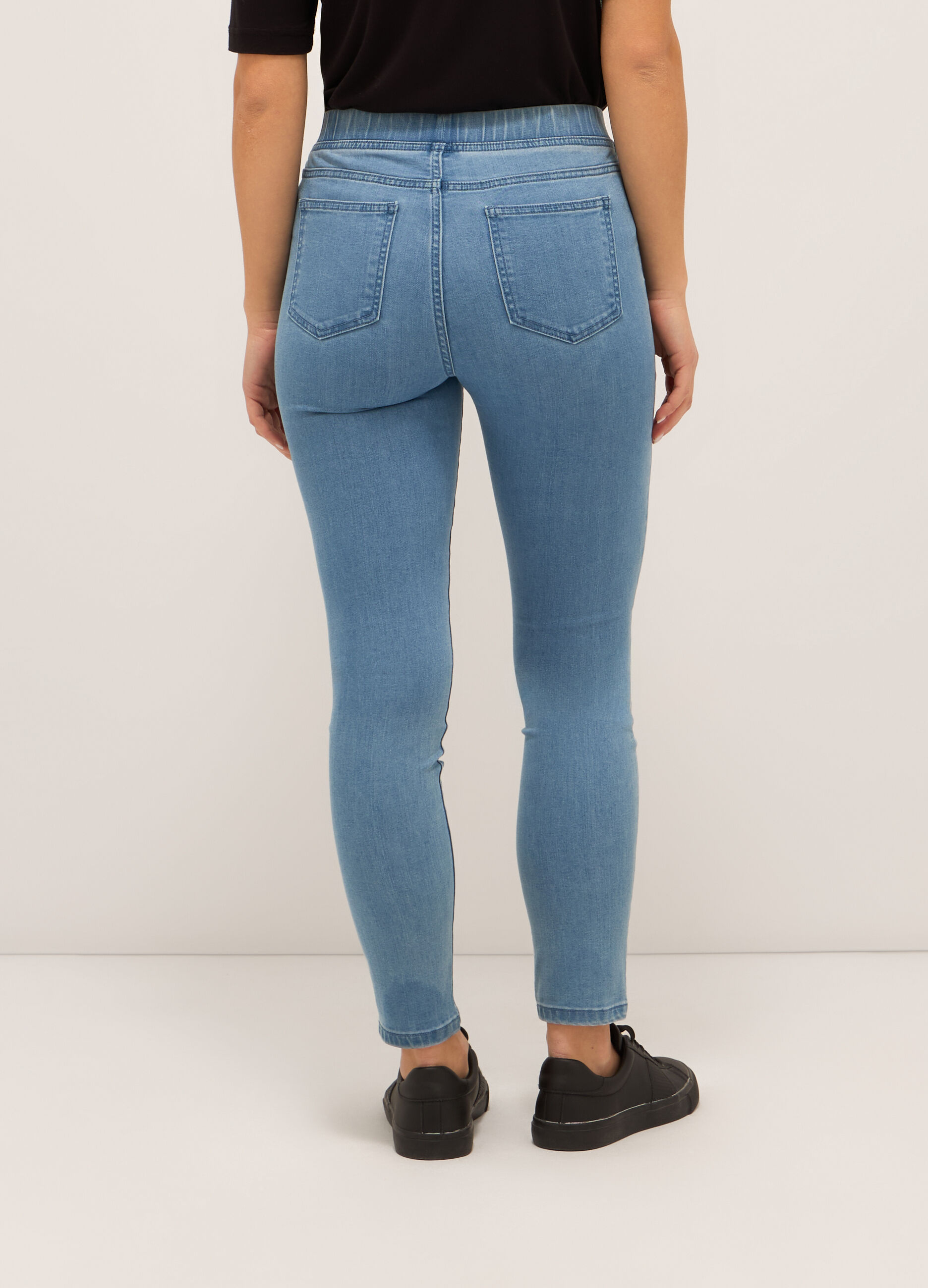 Jeggings in stretch denim donna_1