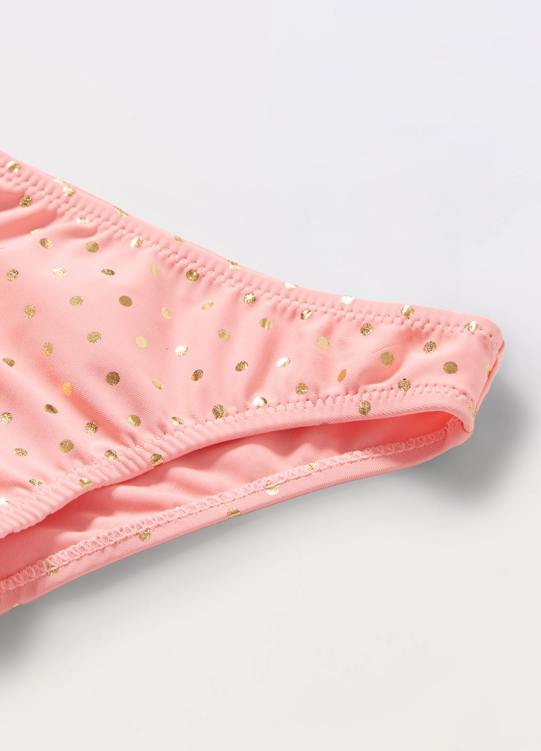 Costume slip con stampa bambina
