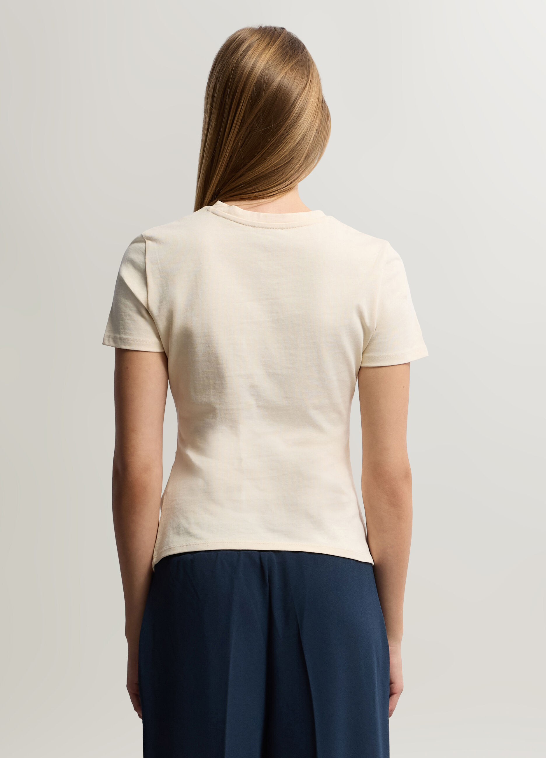 T-shirt girocollo donna_1