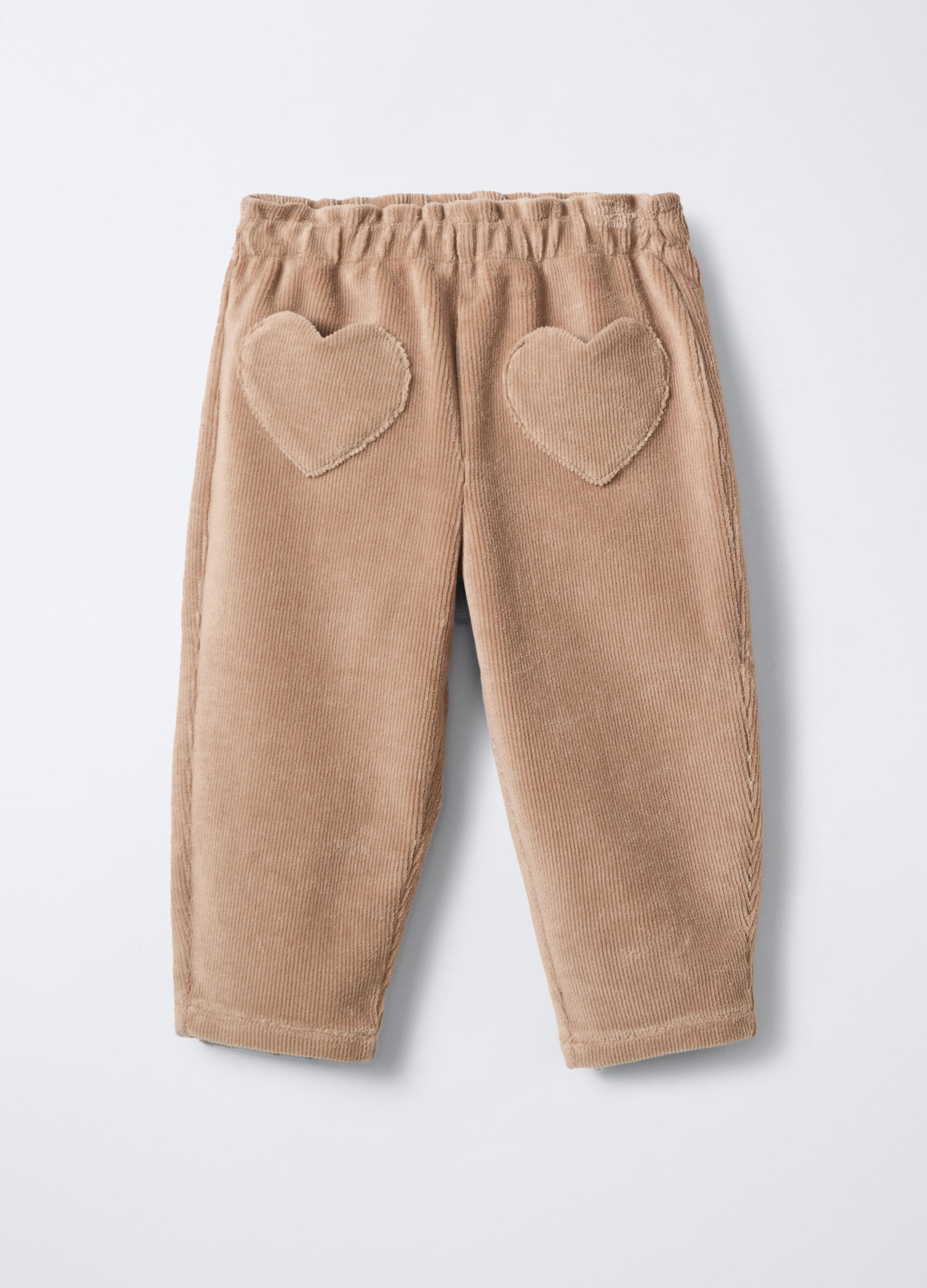 Jogger Fit Regular in misto cotone velour bimba_0