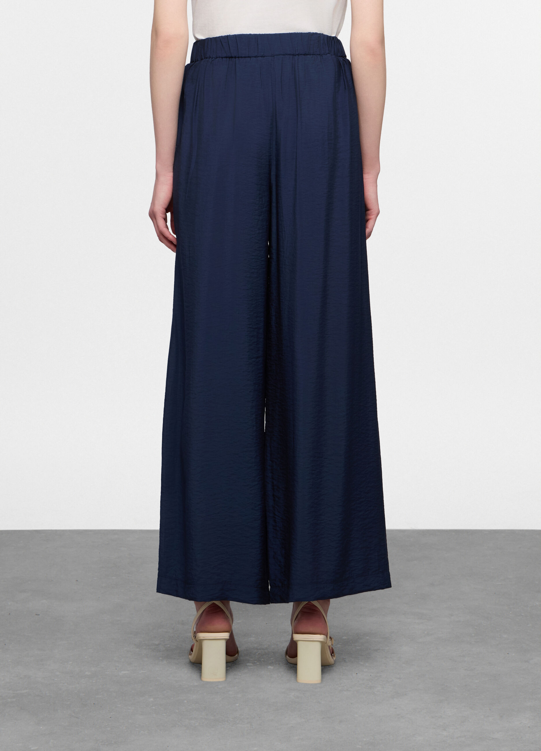 Pantaloni wide leg misto viscosa donna_1