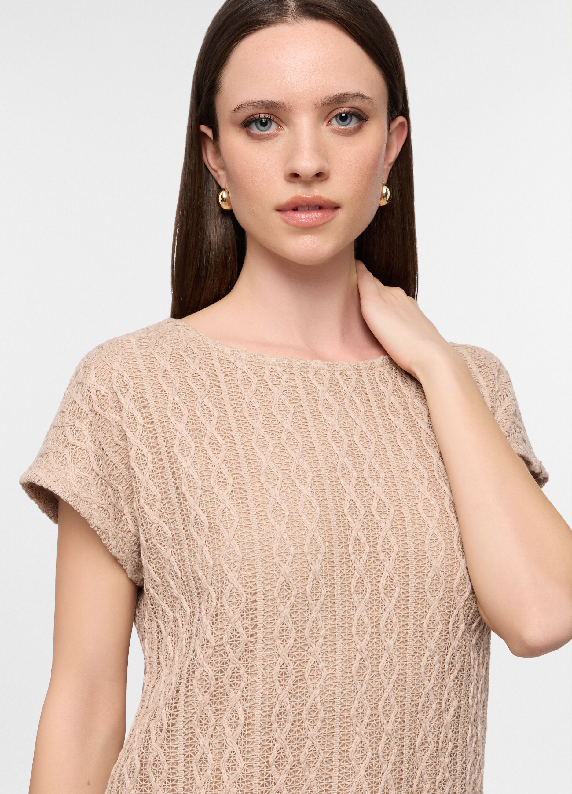 T-shirt girocollo donna_2