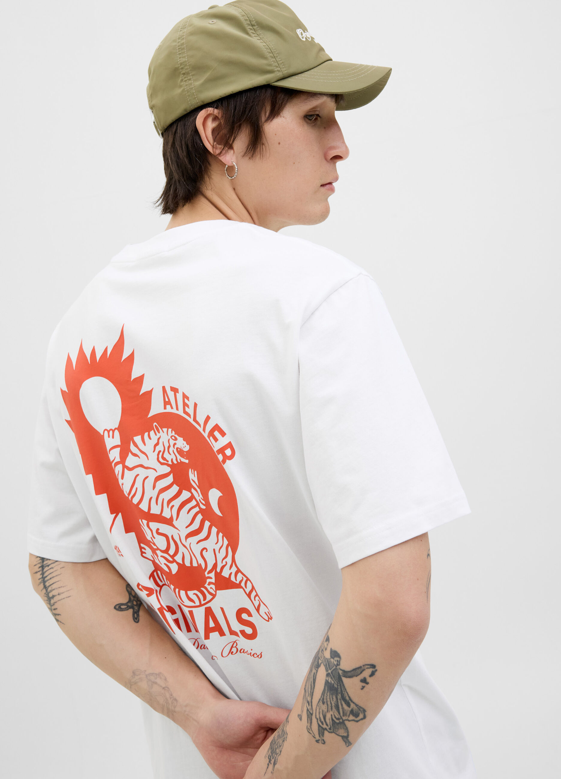 T-shirt girocollo loose fit uomo_3