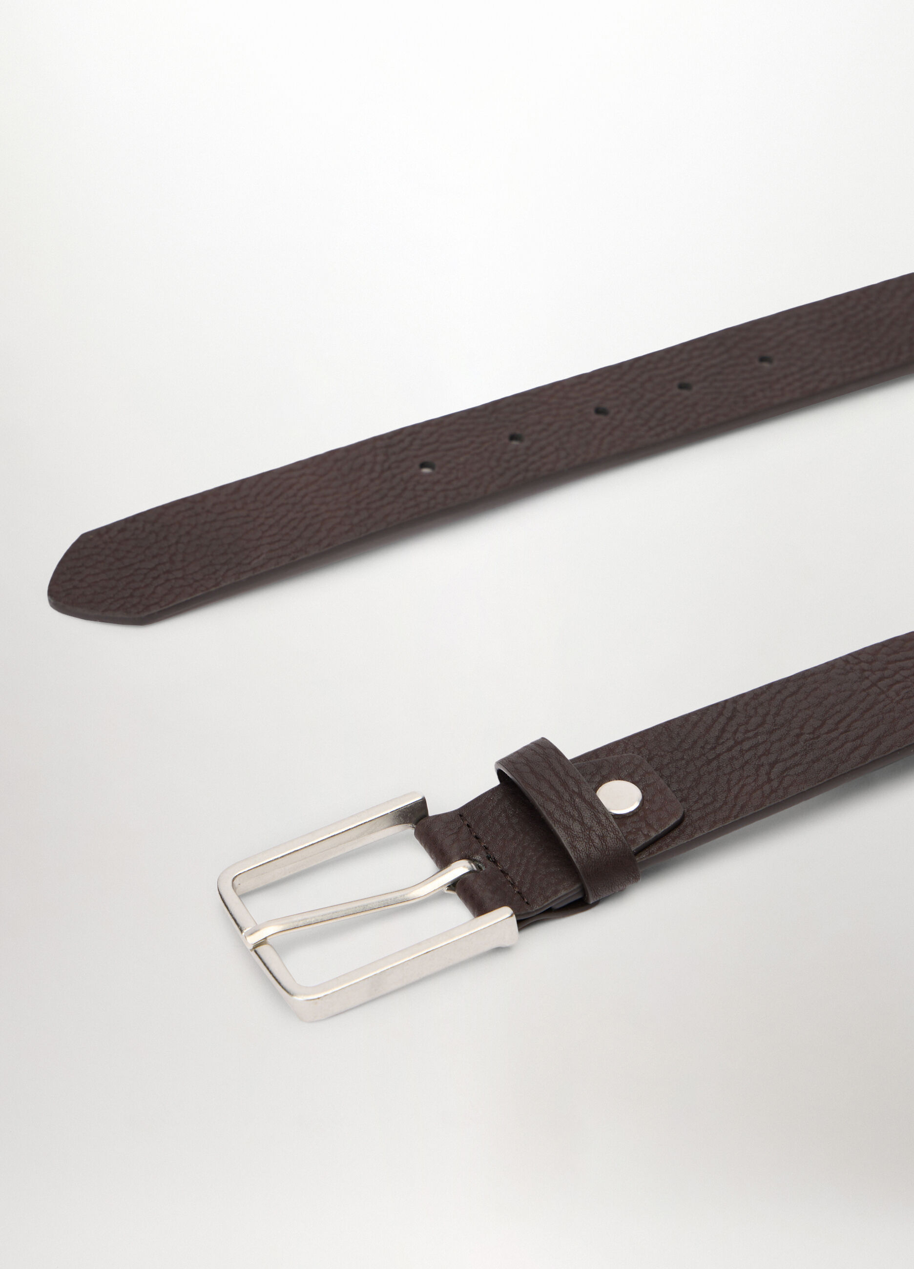 Cintura in ECOpelle granata uomo_1