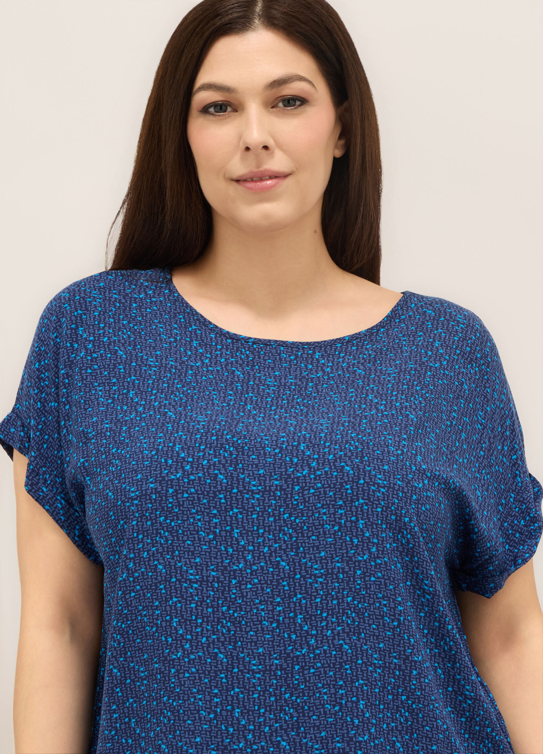 Blusa in pura viscosa donna curvy_2