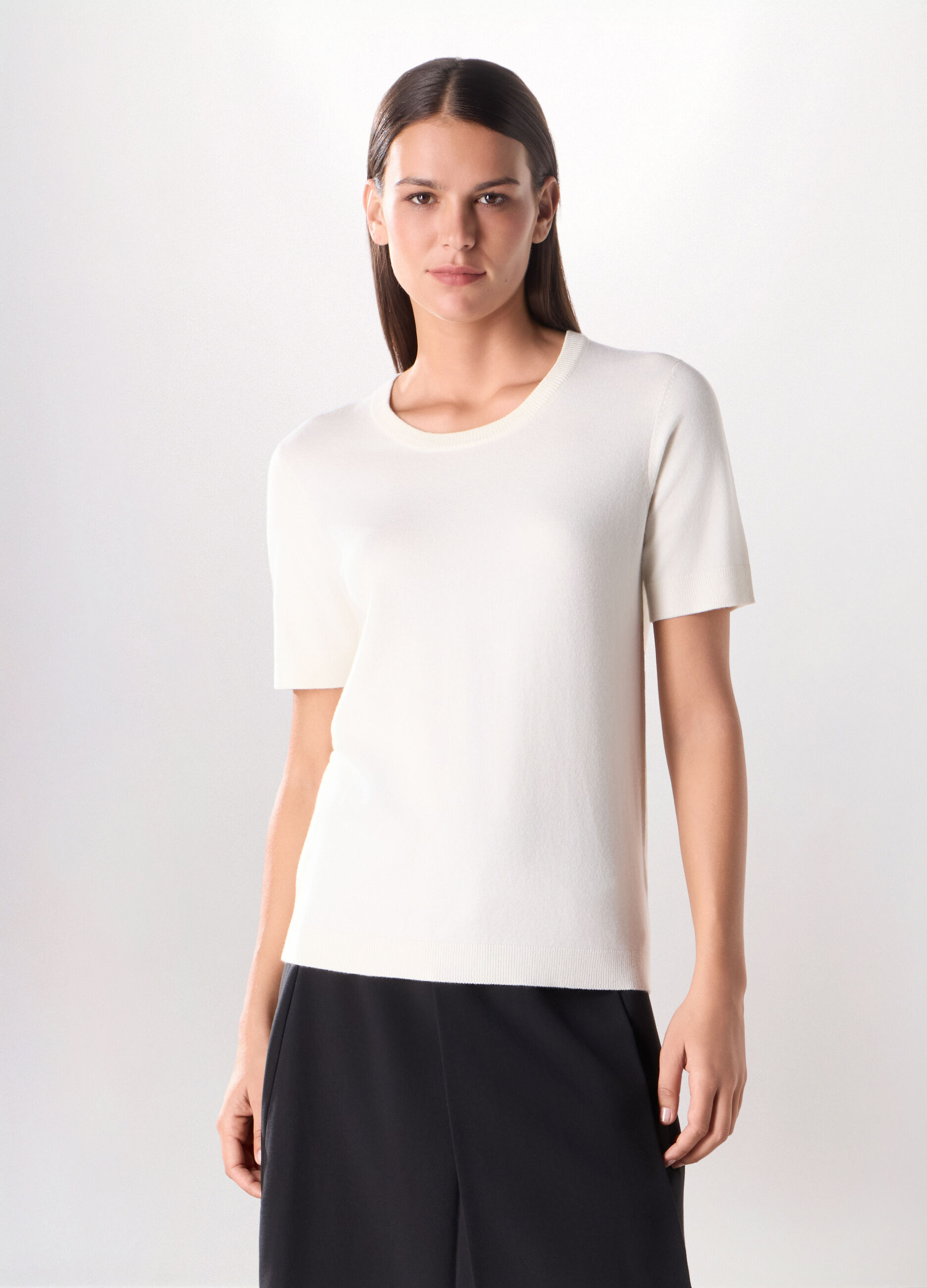 T-shirt misto viscosa donna_0