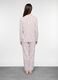 Set pigiama lungo in jersey di puro cotone donna_1